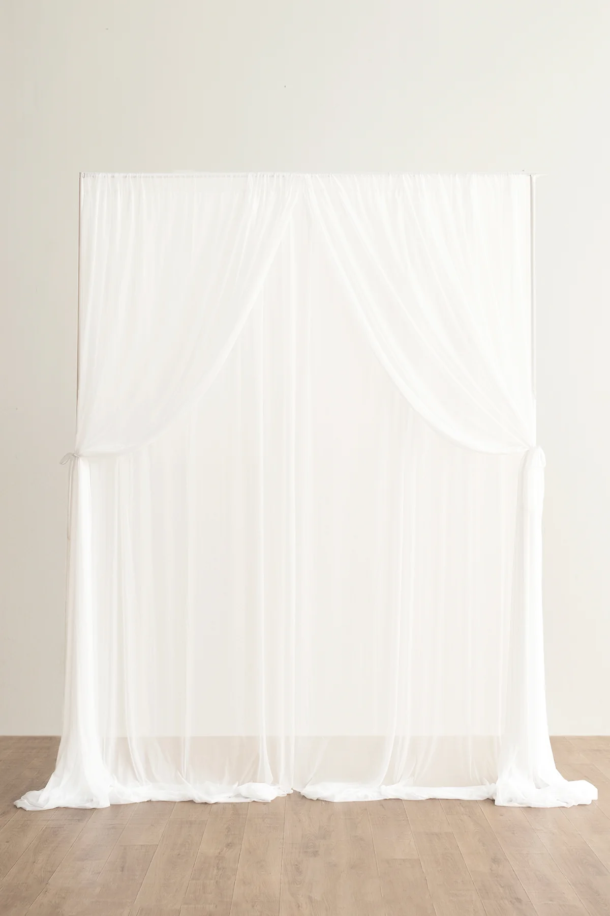 2-Layer Wedding Backdrop Curtains 59" x 10ft (Set of 2)