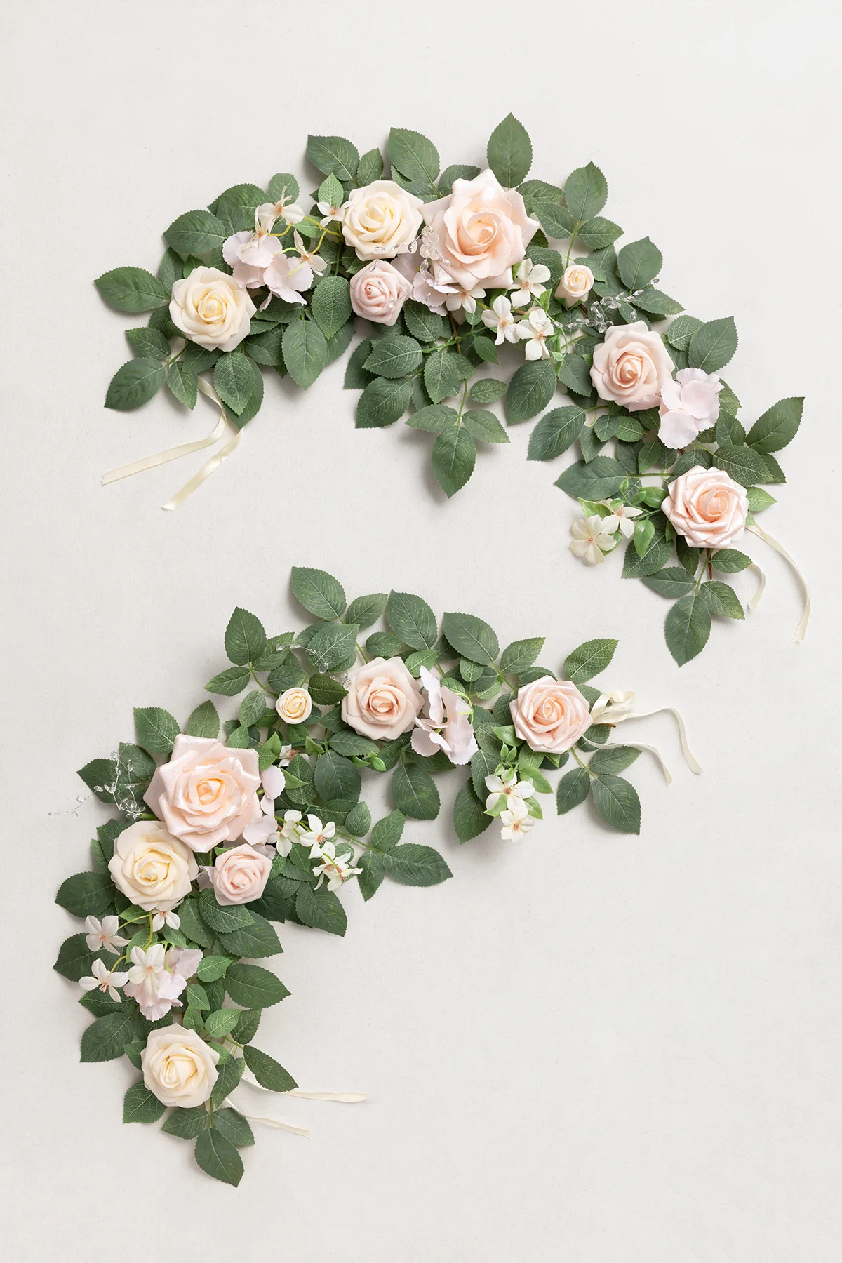 2ft Flower Garlands in Blush & Cream - Image 4