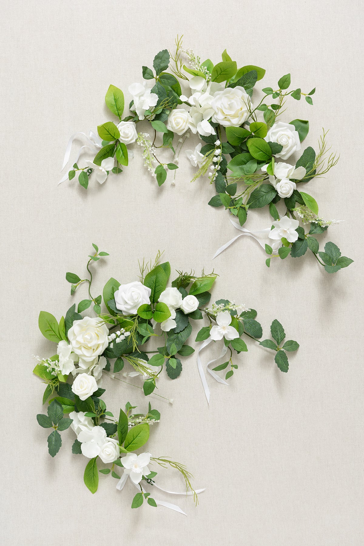 2ft Flower Garlands in May Lily & Olive - Image 3