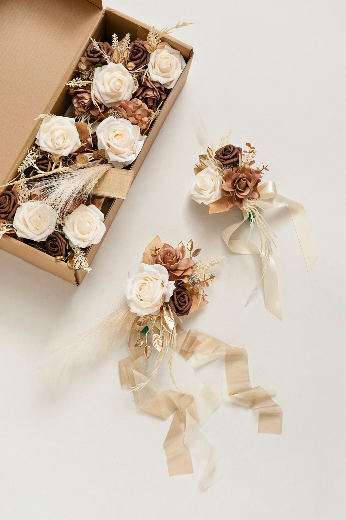 3.5" Silk Vendela Rose with Stem - Image 19