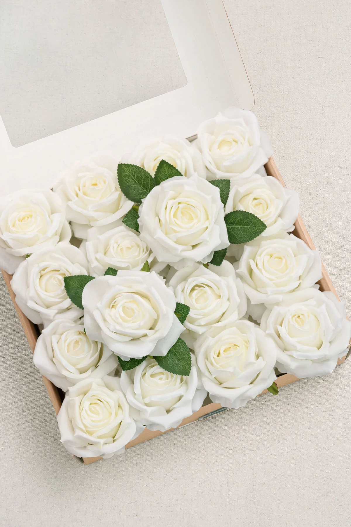 3.5" Silk Vendela Rose with Stem - Image 4
