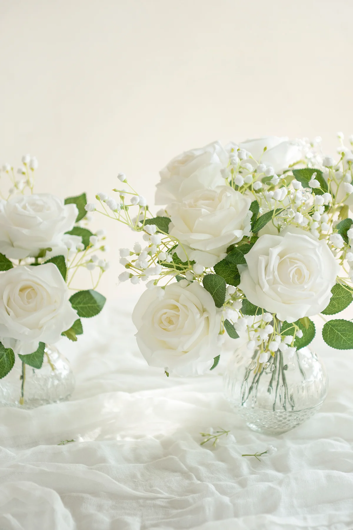 3.5" Silk Vendela Rose with Stem - Image 5