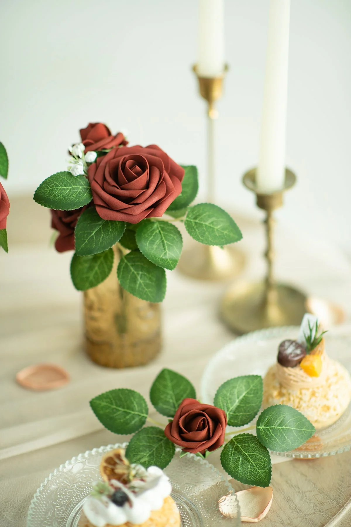 3" Foam Rose with Stem - Image 60