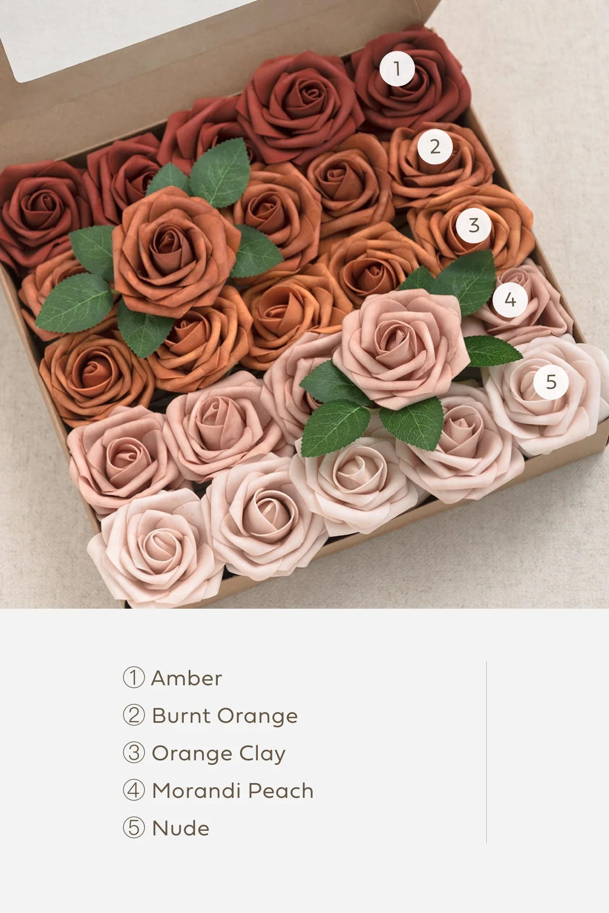 3" Foam Rose with Stem - Image 64