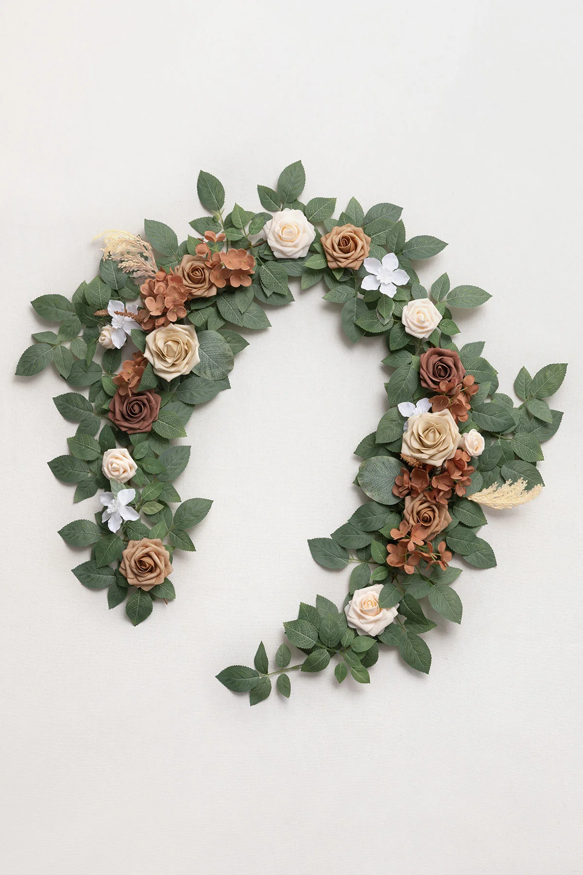 5ft Flower Garlands in Earth Brown & Tawny Beige - Image 4
