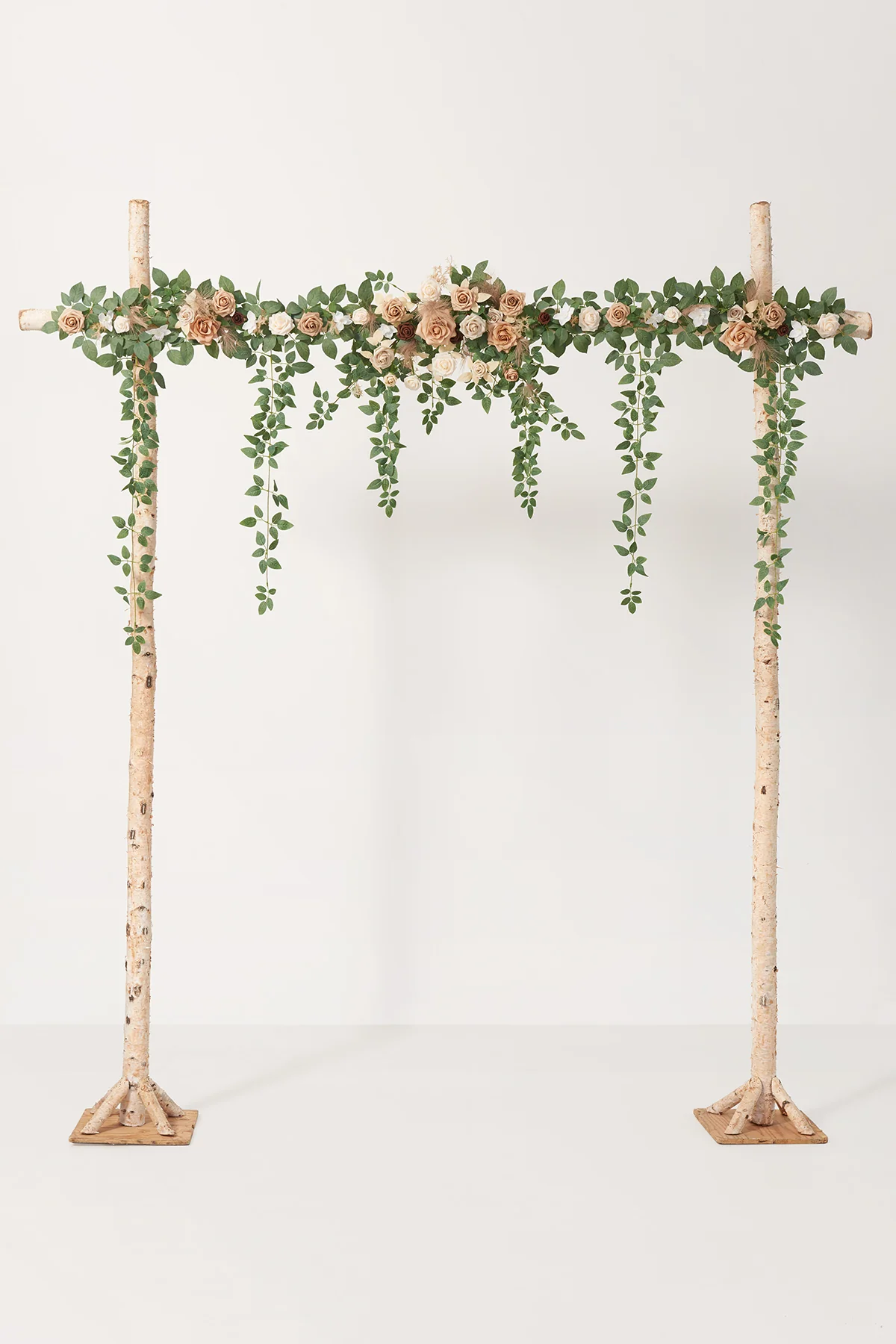 6.5ft Flower Garland in Beige & Sage | Clearance
