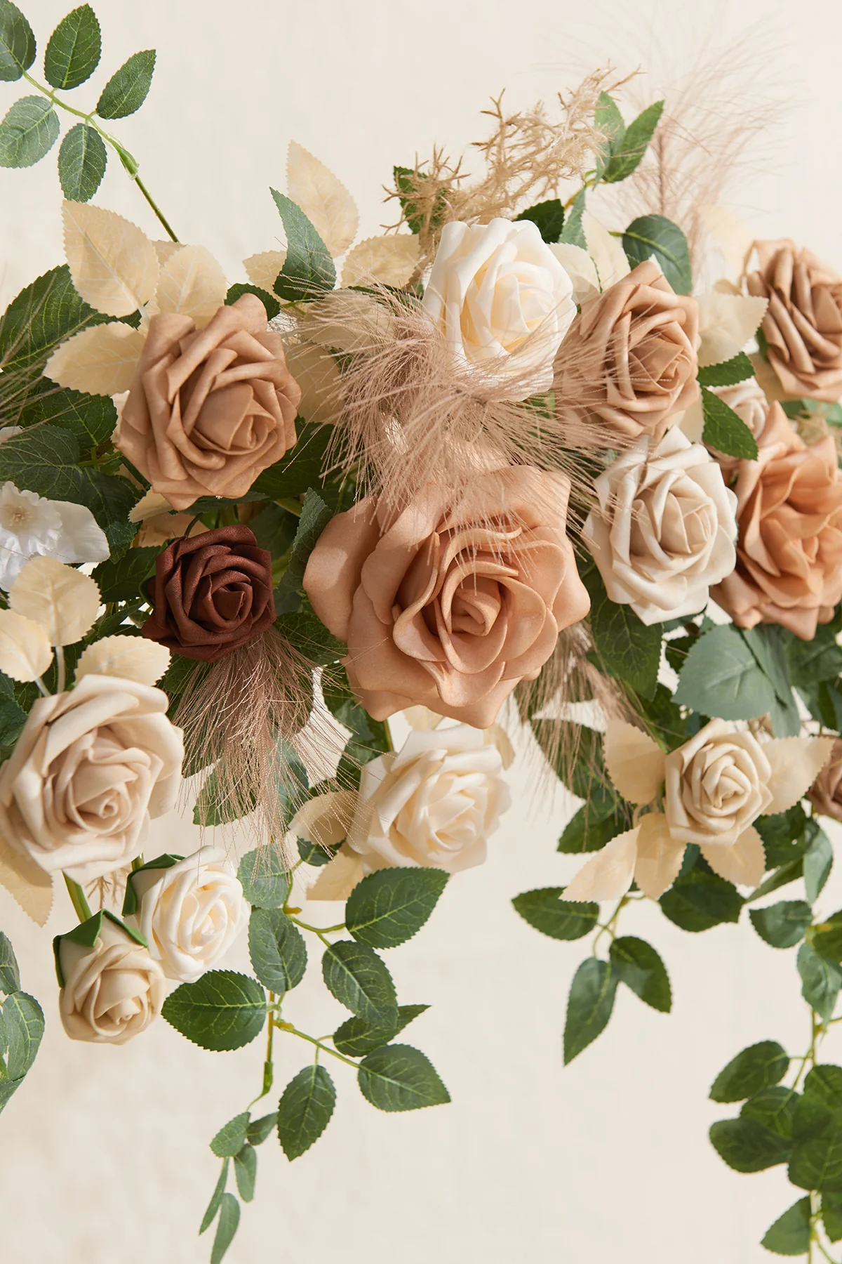 6.5ft Flower Garland in Beige & Sage | Clearance - Image 3