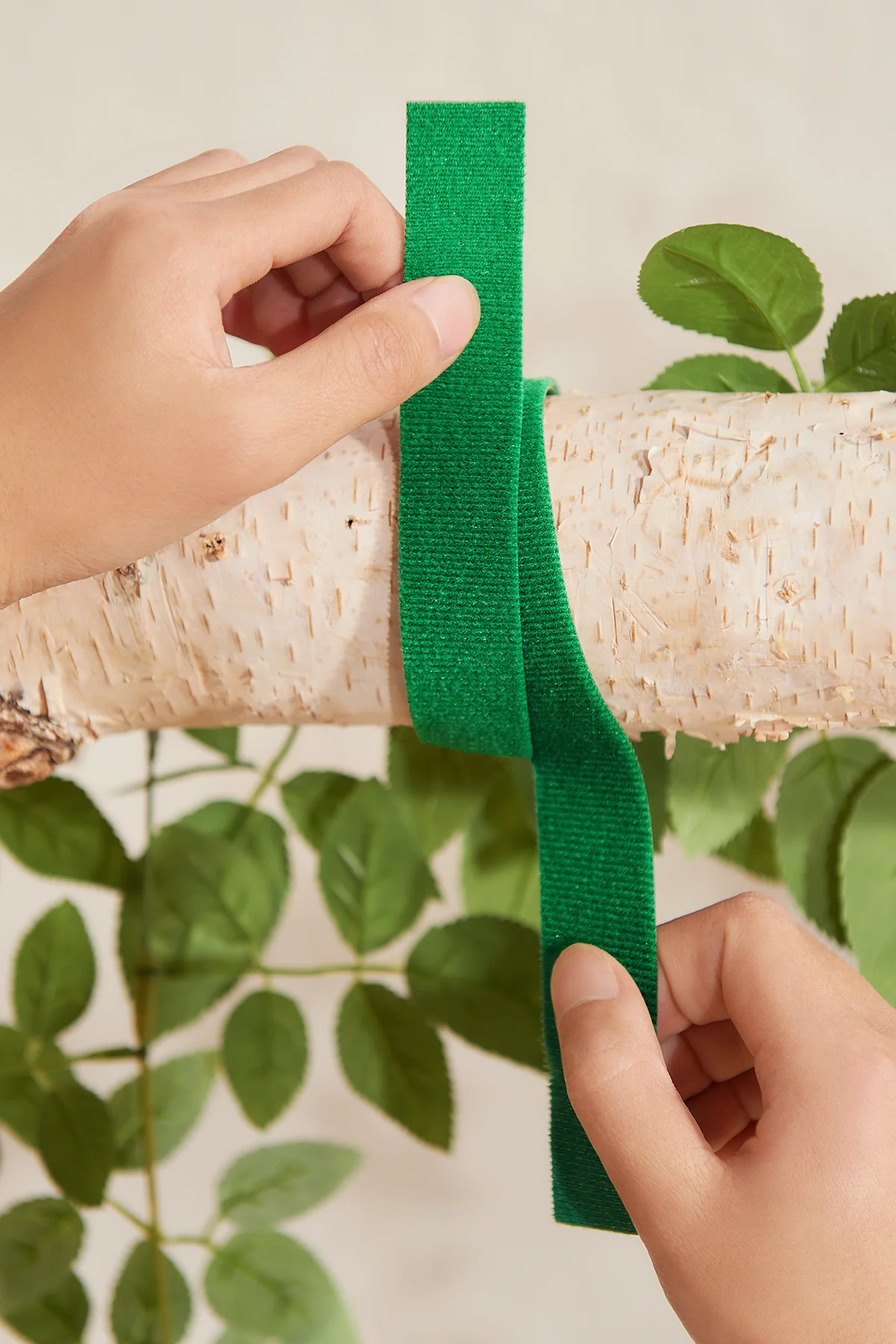 6.5ft Flower Garland in Beige & Sage | Clearance - Image 5