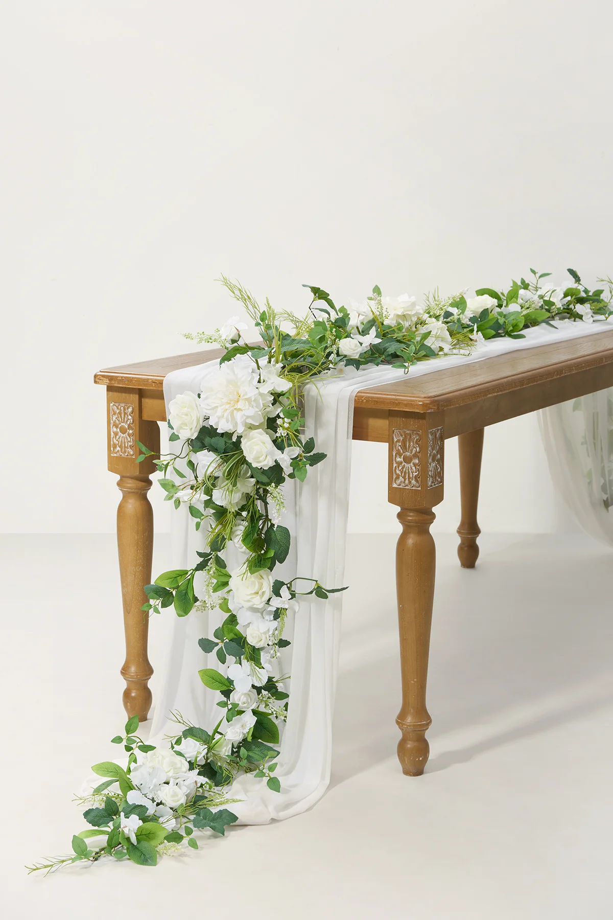 6ft Flower Garland in May Lily & Olive | Clearance