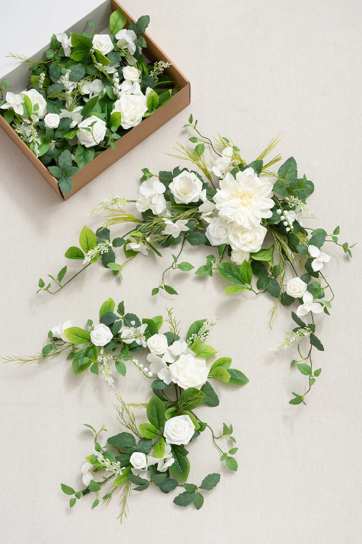 6ft Flower Garland in May Lily & Olive | Clearance - Image 4