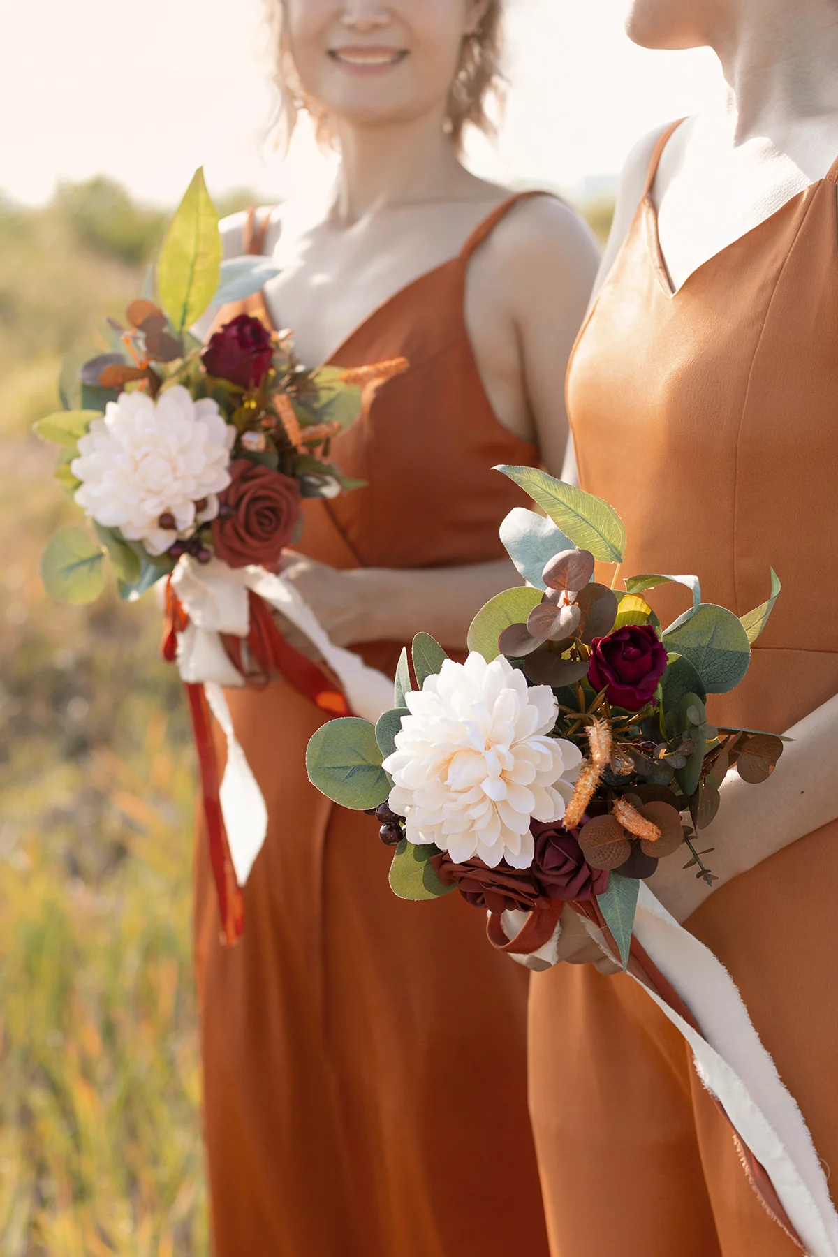7" Bridesmaid Posy (Set of 6) - Amber - Image 2