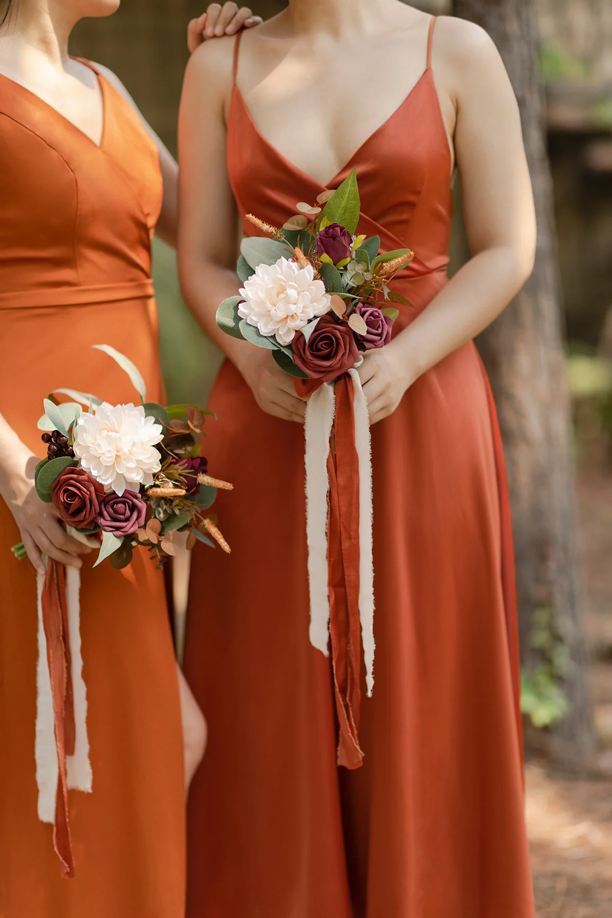 7" Bridesmaid Posy (Set of 6) - Amber - Image 3