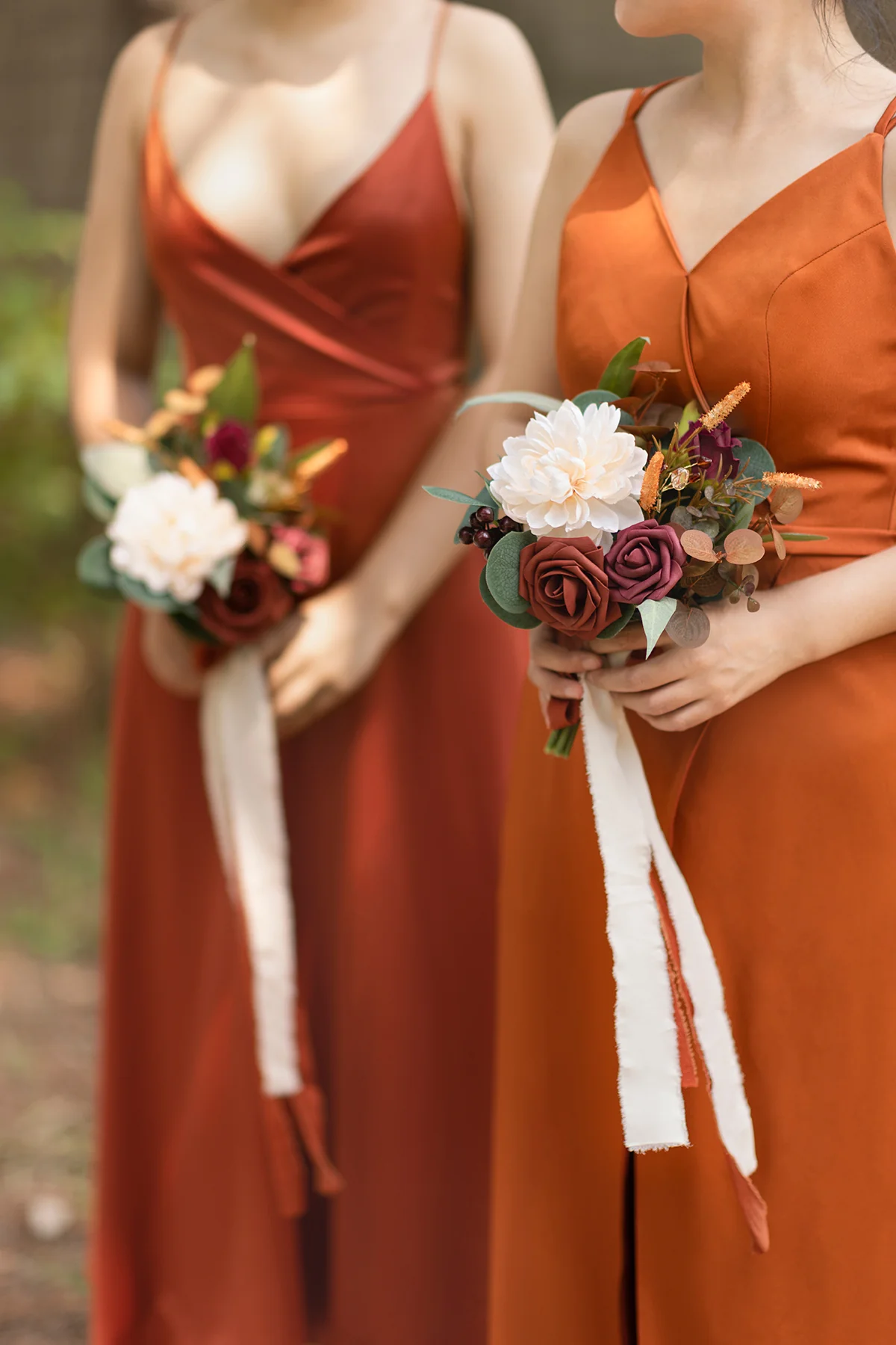 7" Bridesmaid Posy (Set of 6) - Amber - Image 4