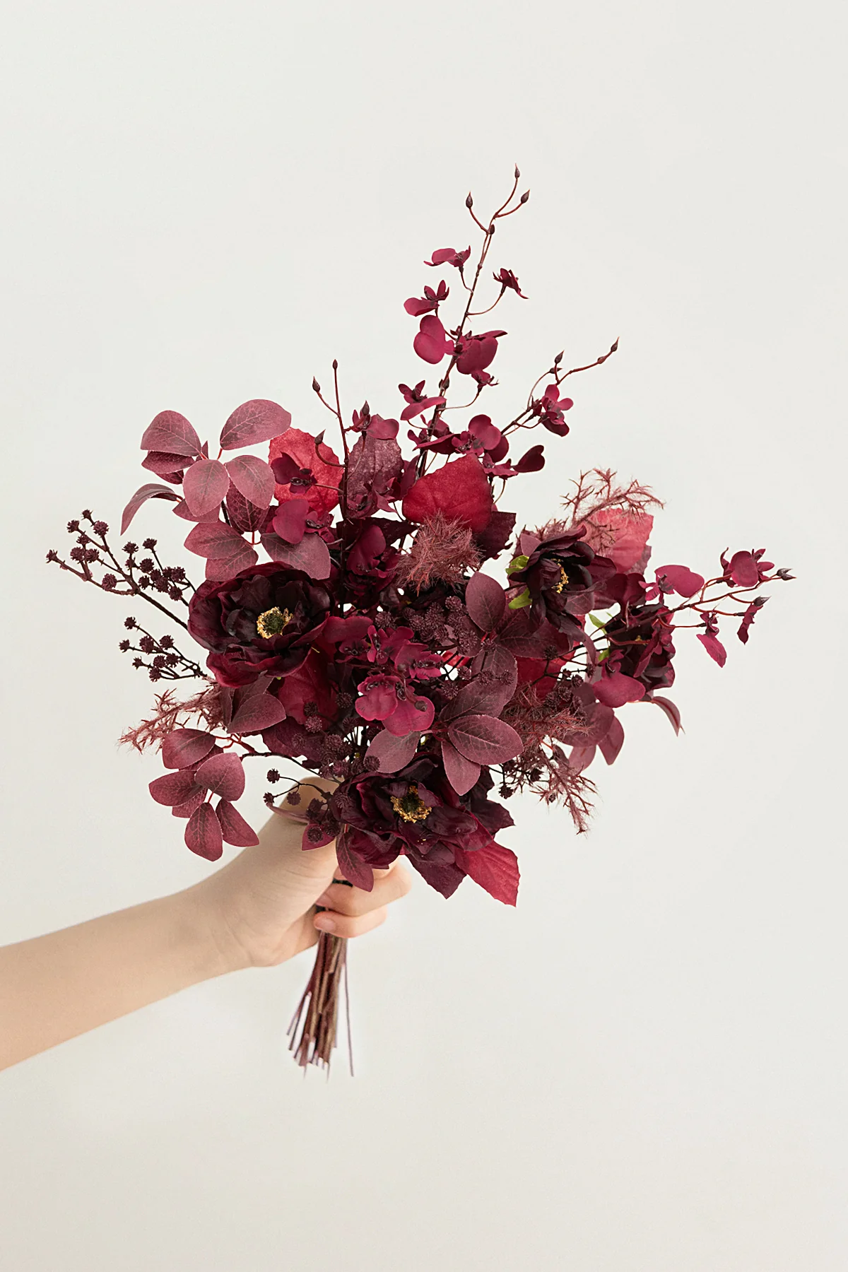 DIY Supporting Flower Boxes in Burgundy & Dusty Rose - Image 34