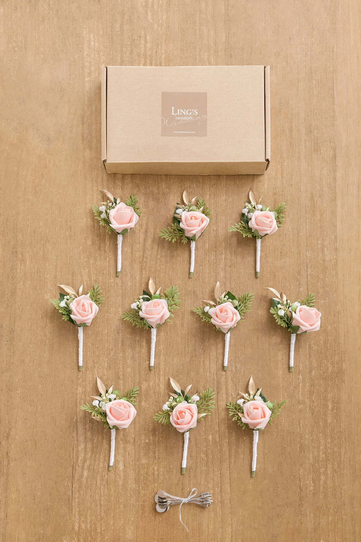 Additional Flower Decorations in Blush & Cream - Image 9