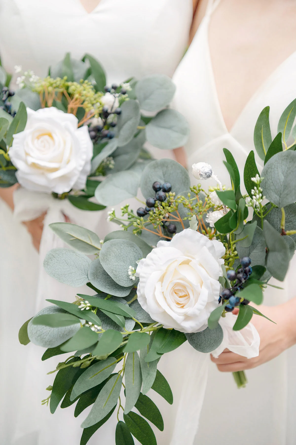 Additional Flower Decorations in White & Sage - Image 7