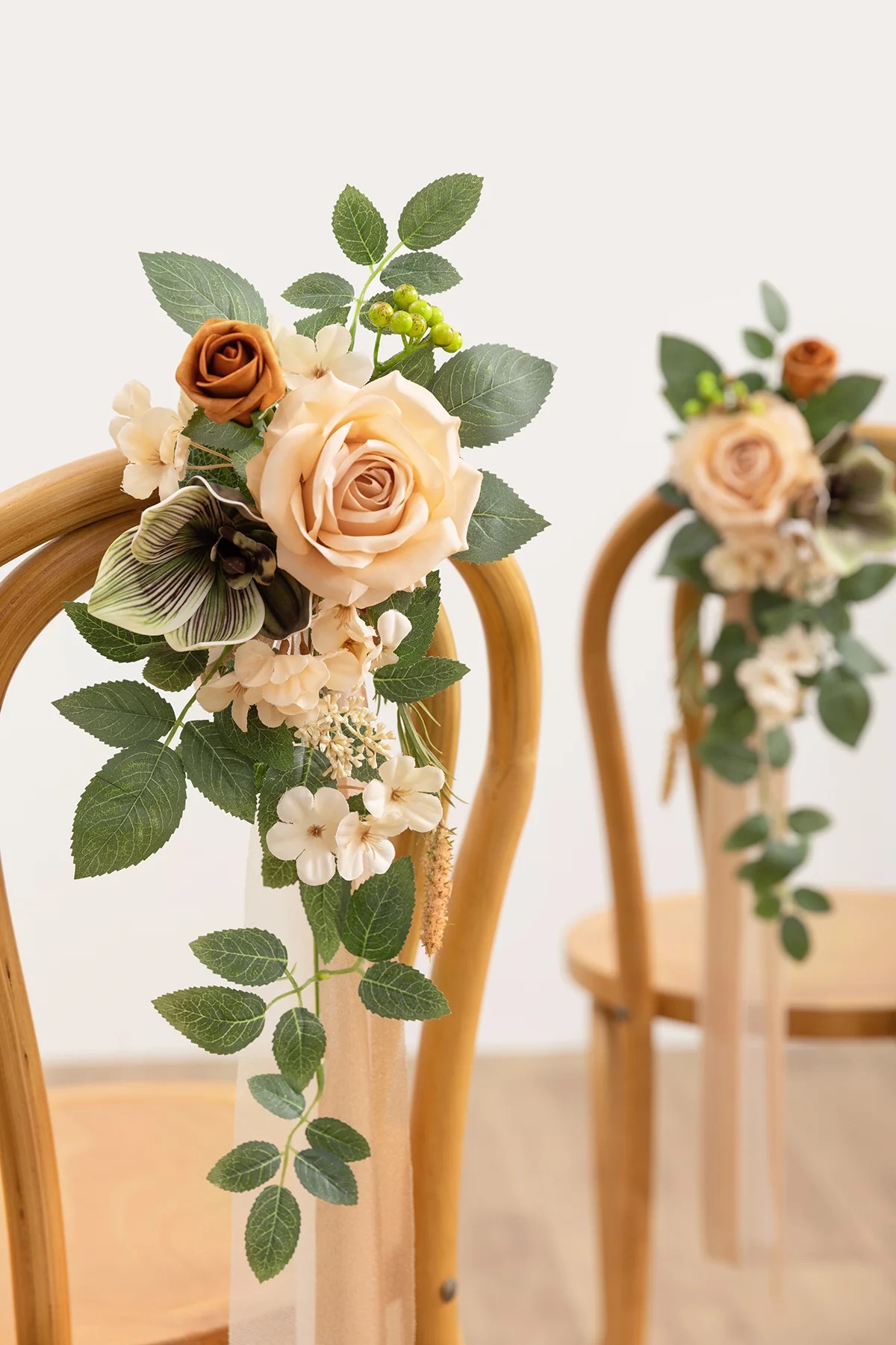 Aisle & Chair Decor in Apricot & Sage (Set of 2) | Clearance - Image 7