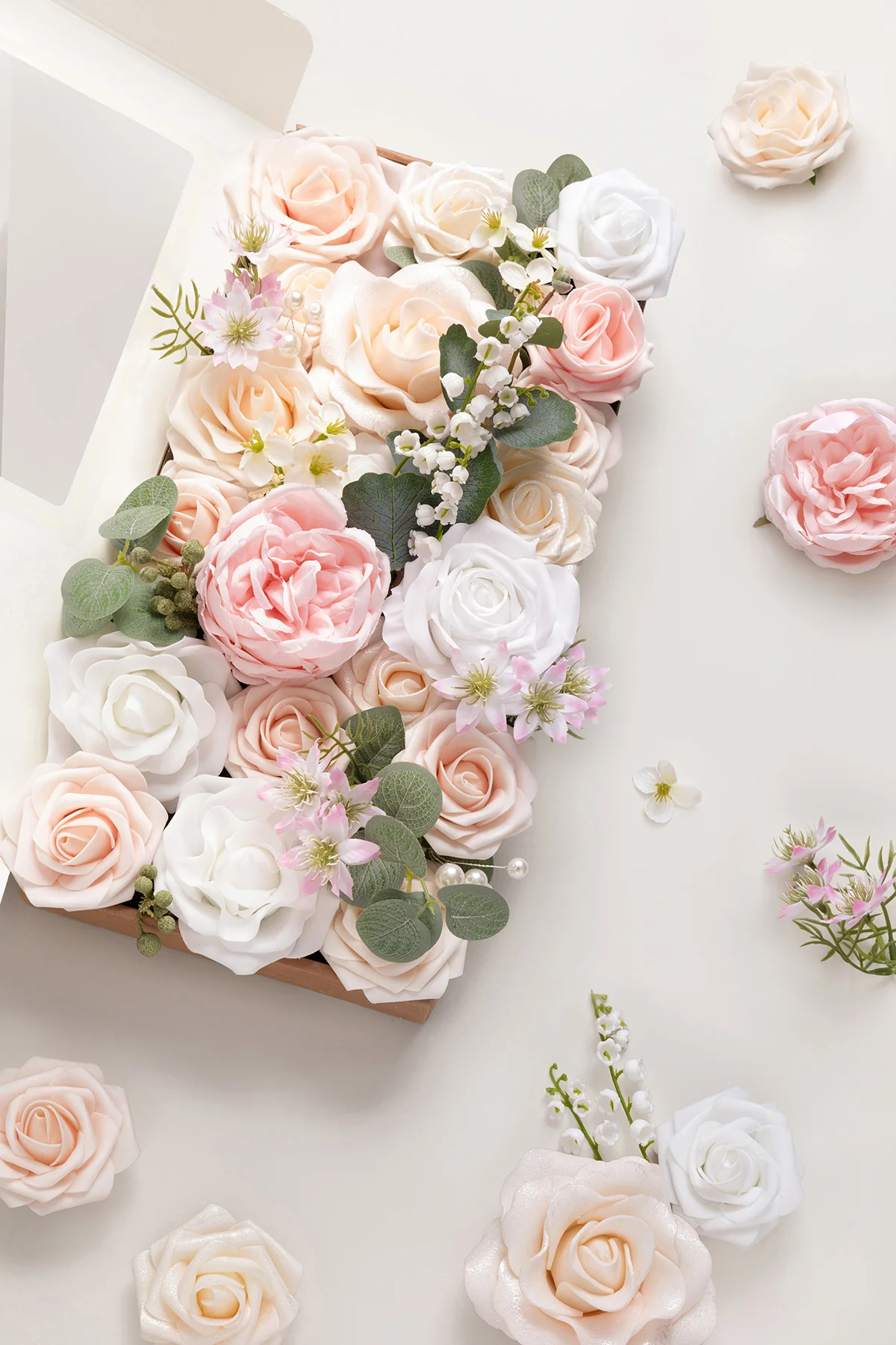 Blush & Pinks Designer Flower Boxes - Image 48