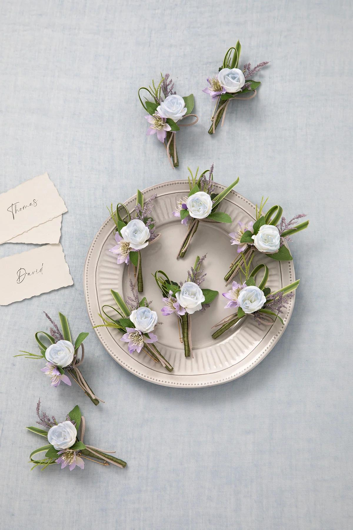 Boutonnieres for Guests in Ethereal Purple Dream | Clearance - Image 2