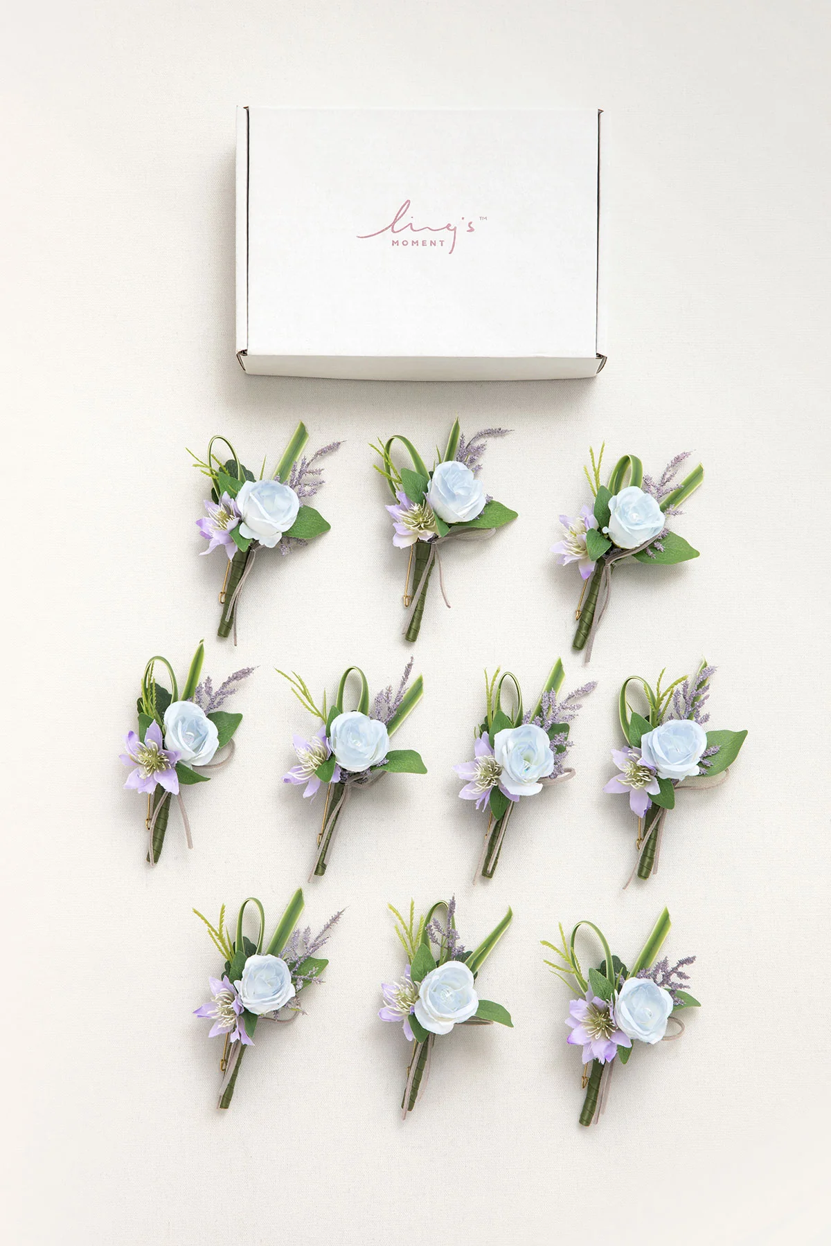Boutonnieres for Guests in Ethereal Purple Dream | Clearance - Image 6