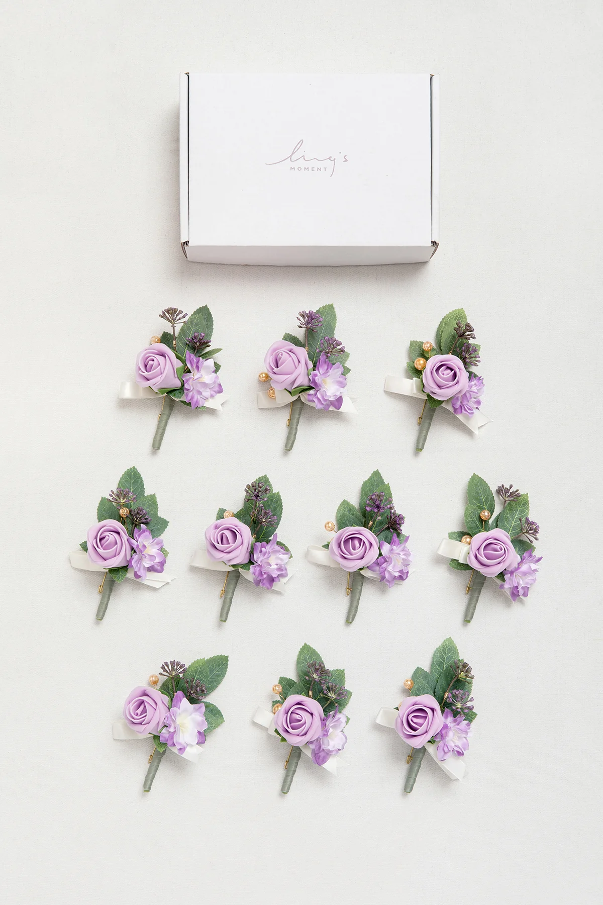 Boutonnieres for Guests in Lilac - Image 6