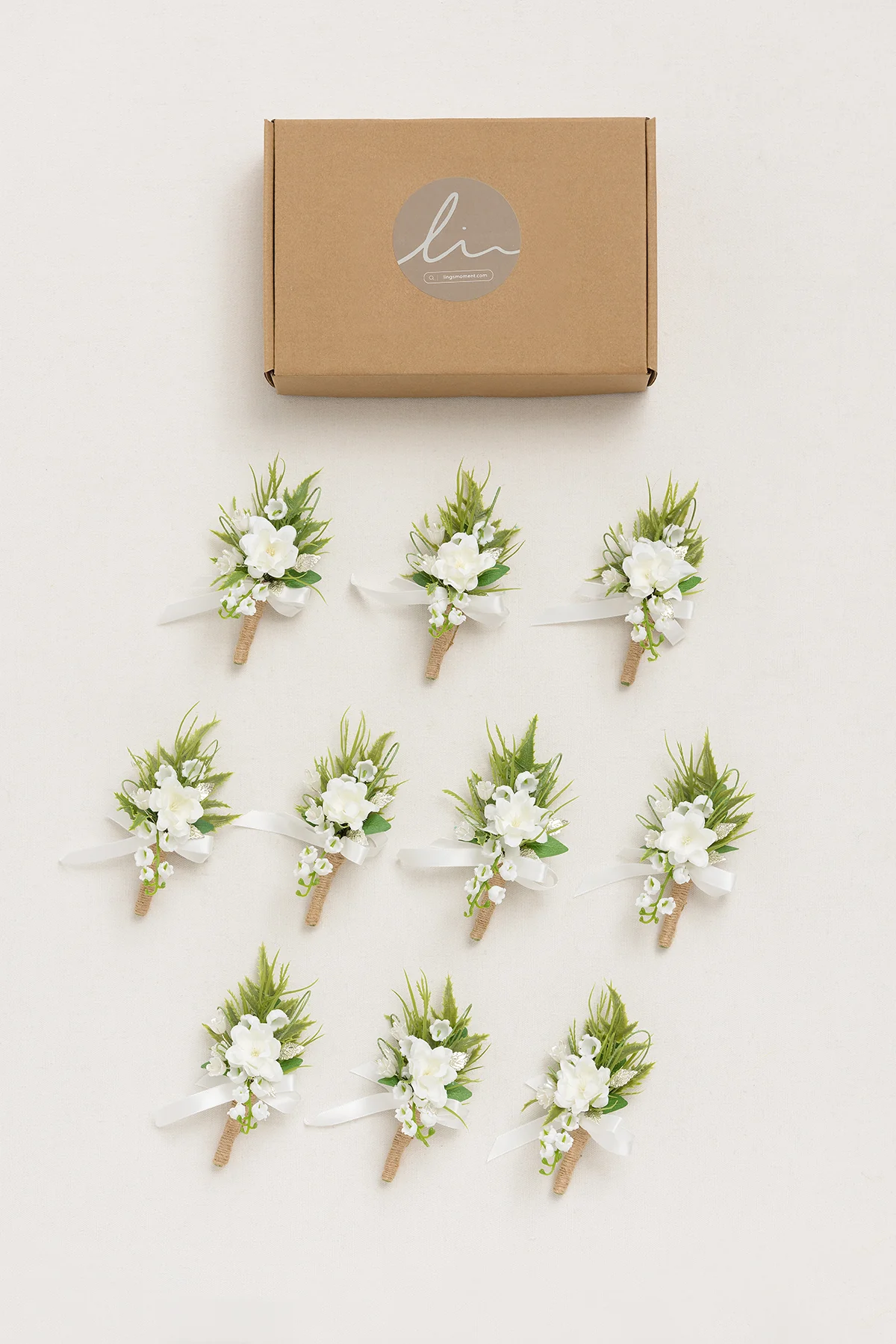 Boutonnieres for Guests in May Lily & Olive - Image 6