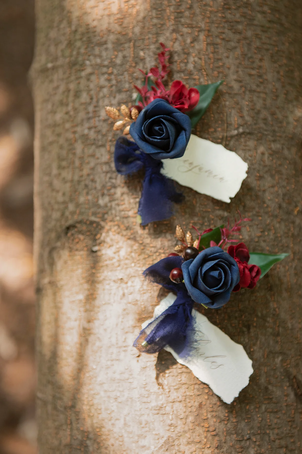 Flash Sale | Additional Flower Decorations in Burgundy & Navy - Image 2
