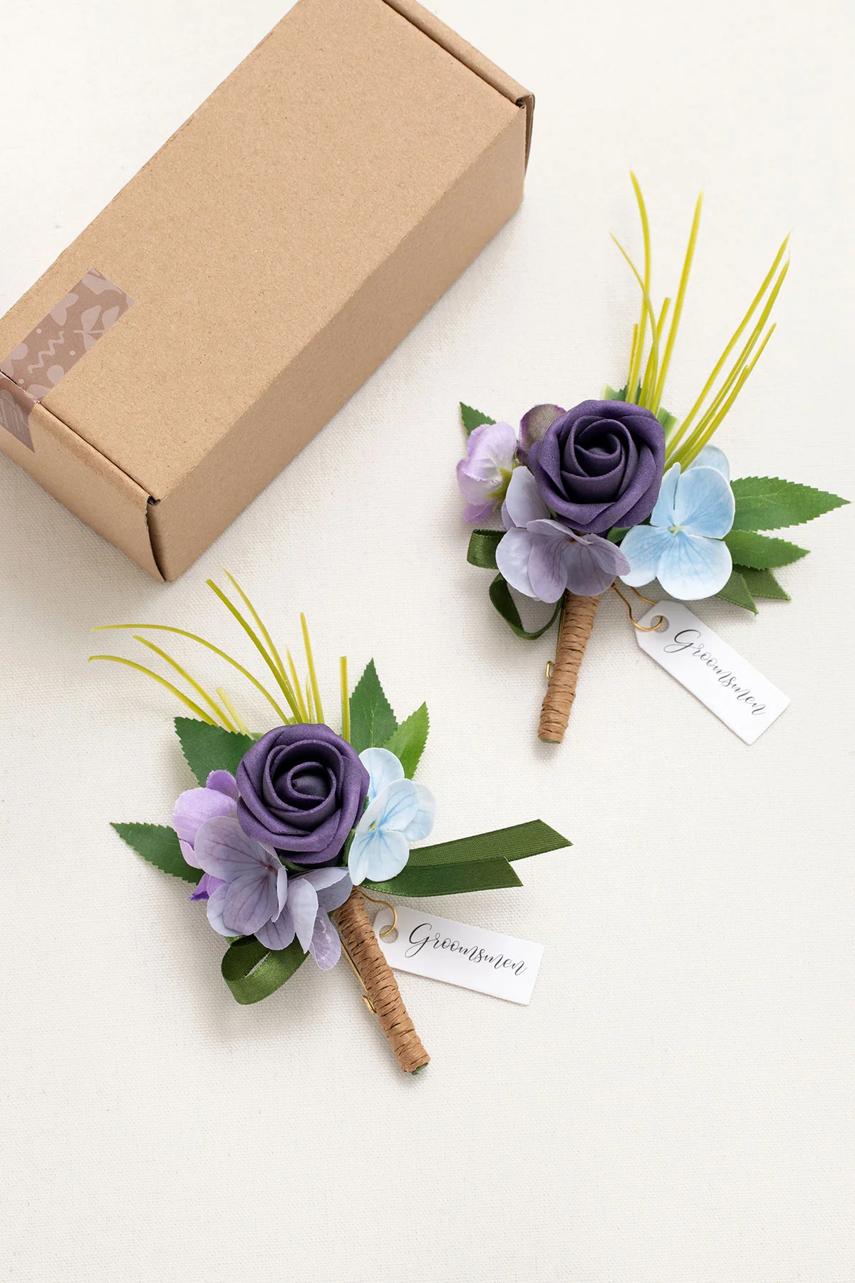 Boutonnieres in Ethereal Purple Dream - Image 12