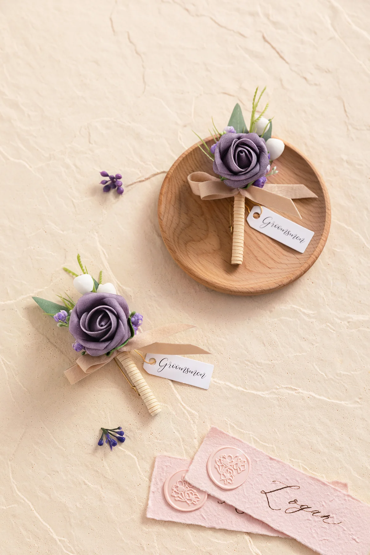 Boutonnieres in Lilac - Image 11