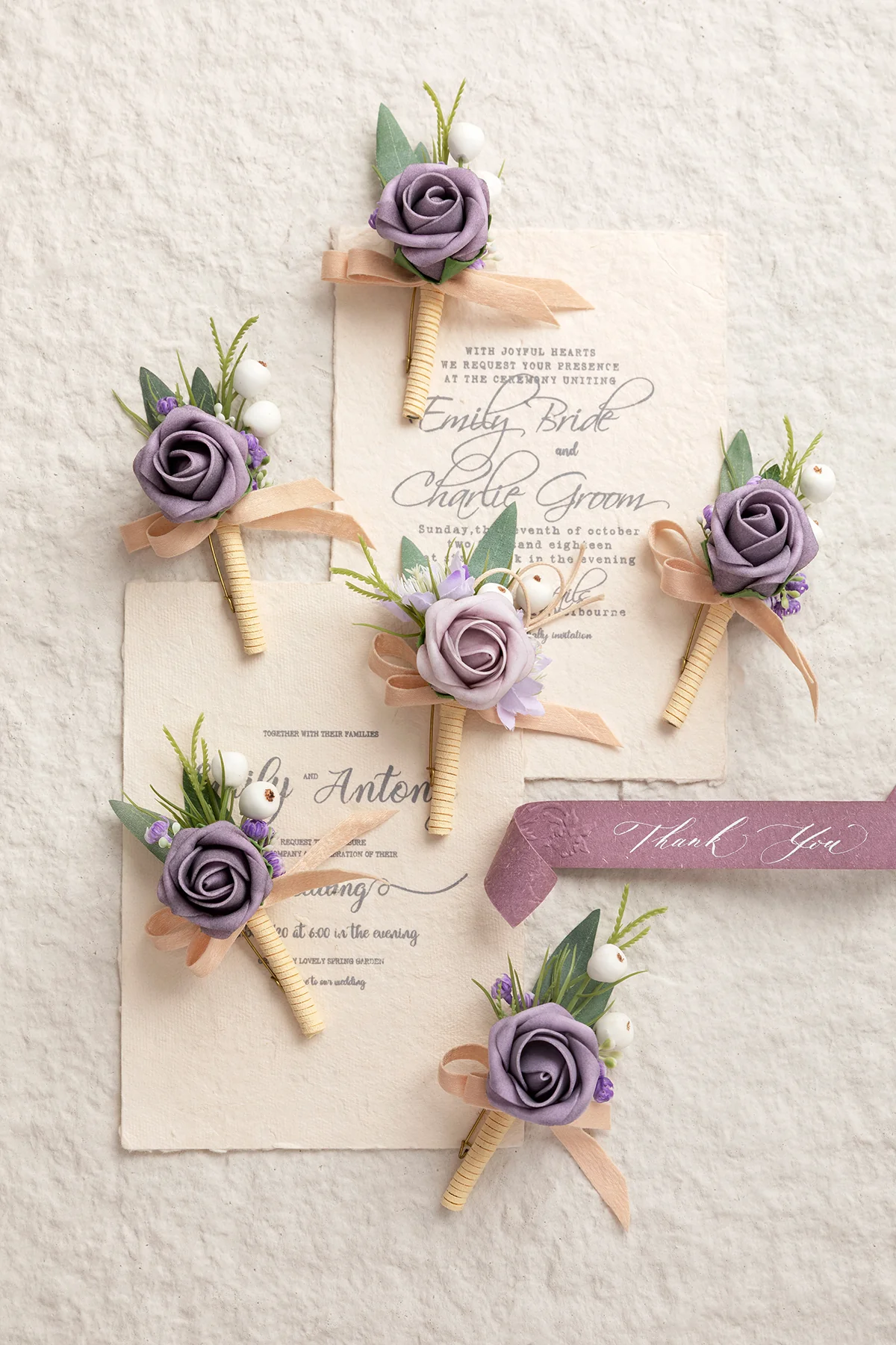 Boutonnieres in Lilac - Image 2