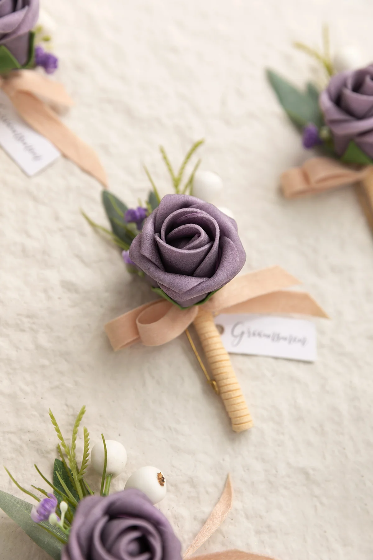 Boutonnieres in Lilac - Image 5