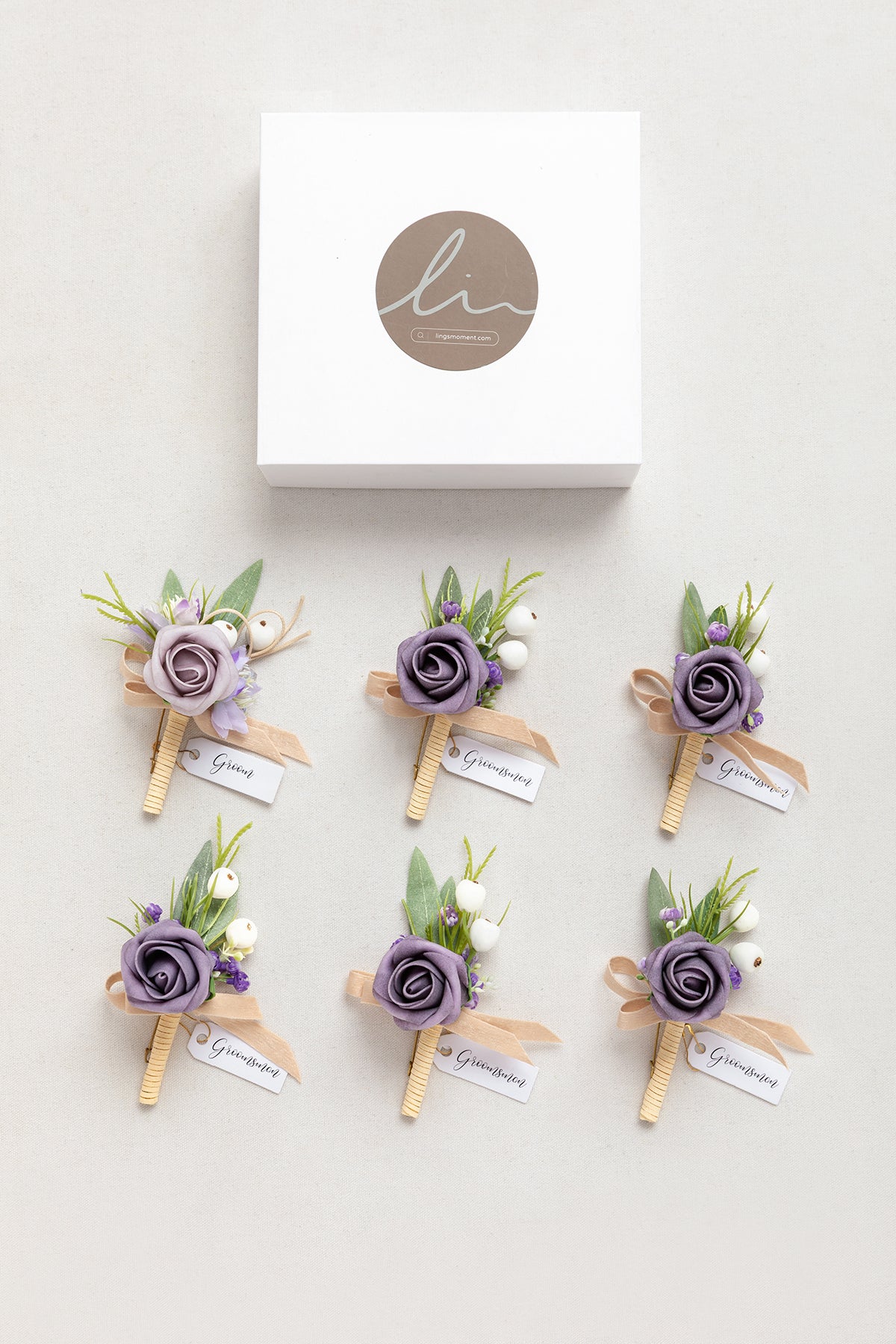 Boutonnieres in Lilac - Image 7