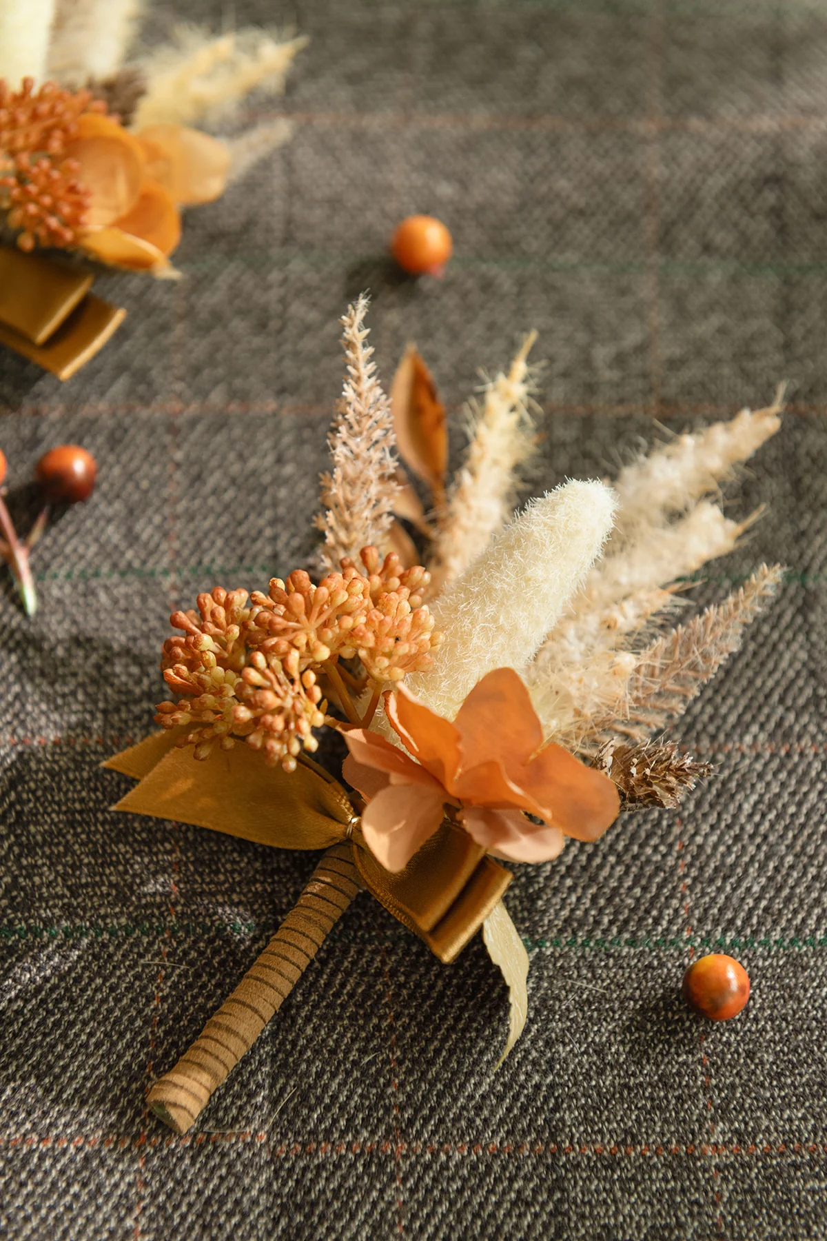 Flash Sale | Boutonnieres in Rust & Sepia - Image 3