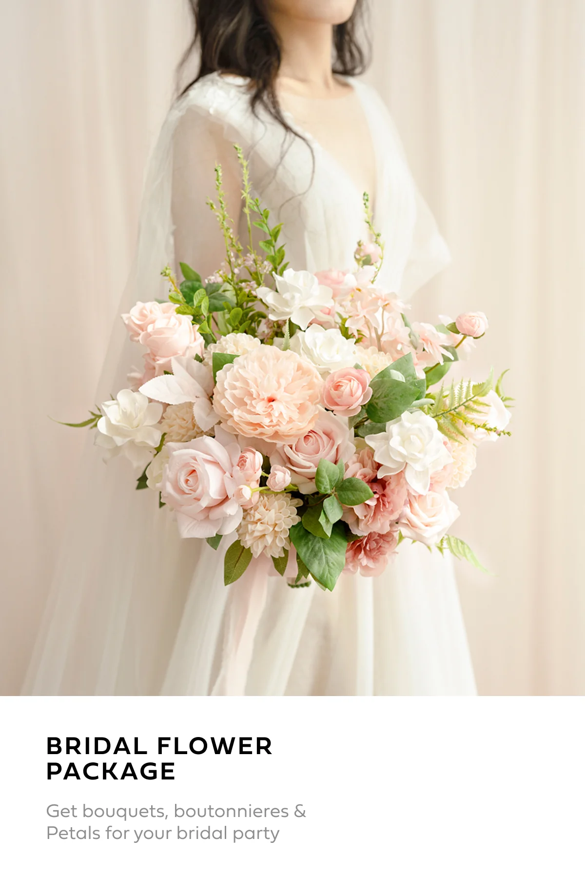 Wedding Flower Packages in Blush & Cream - Image 12