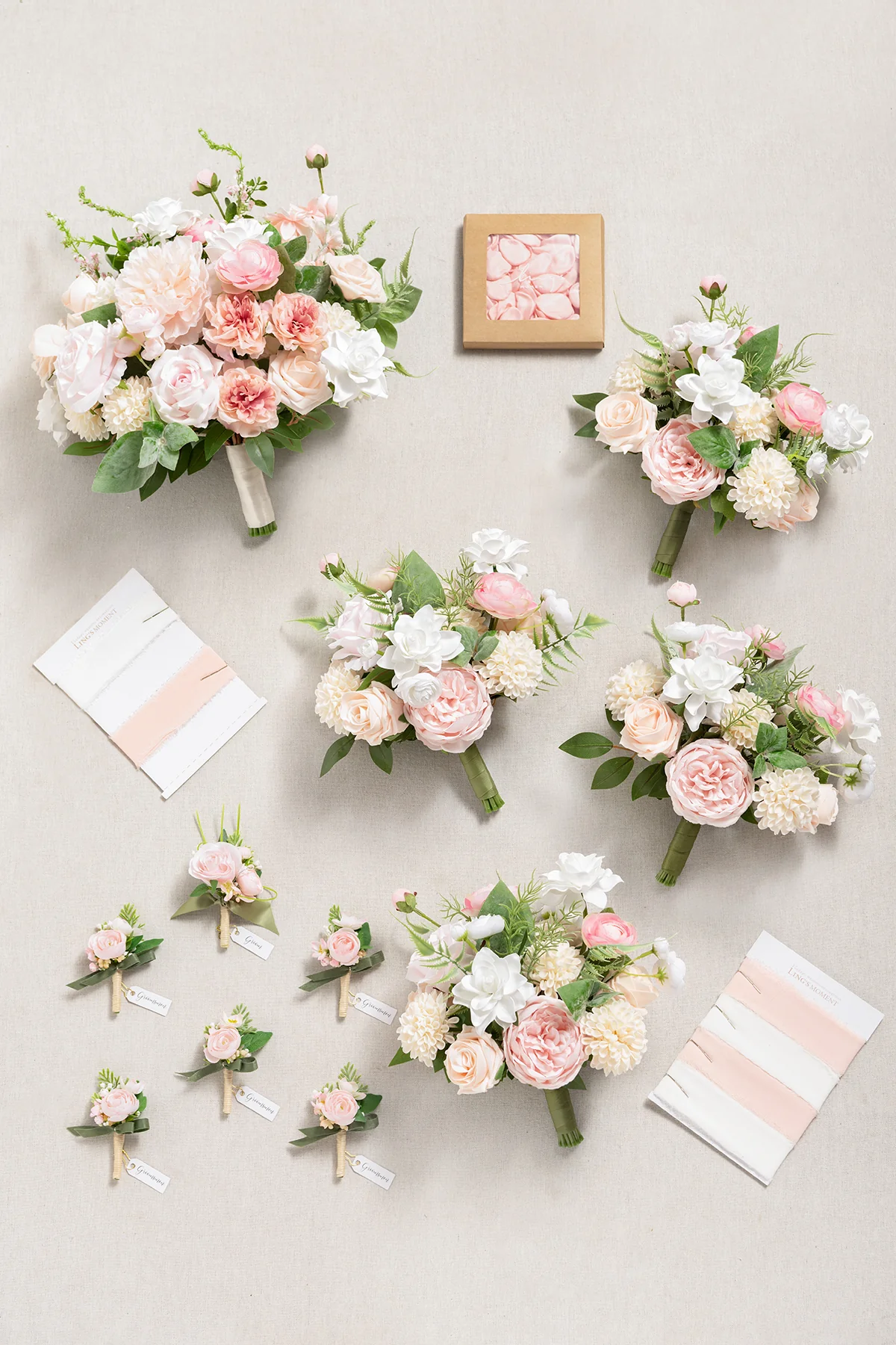 Wedding Flower Packages in Blush & Cream - Image 17