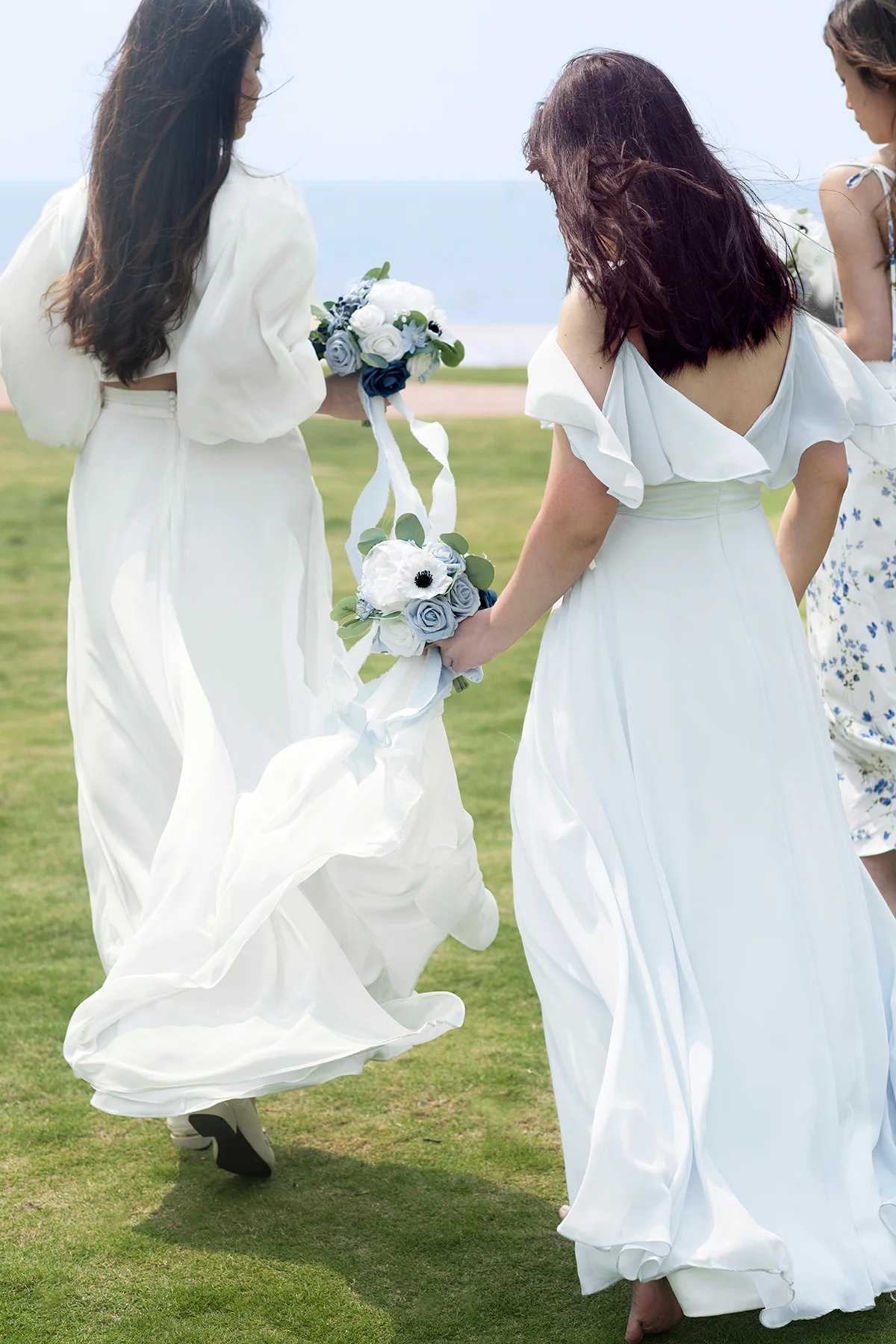 Wedding Flower Packages in Dusty Blue & Navy - Image 4