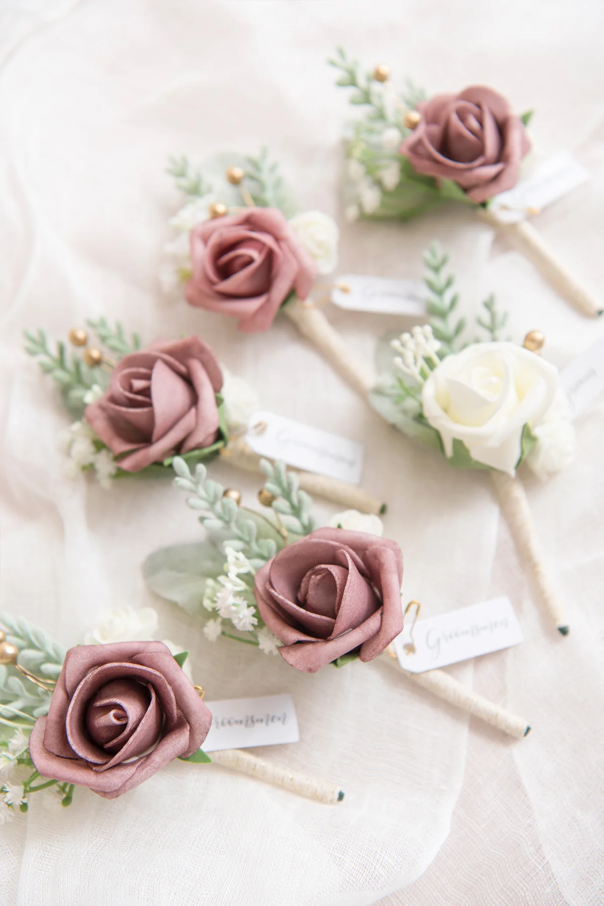 Wedding Flower Packages in Dusty Rose & Cream - Image 19