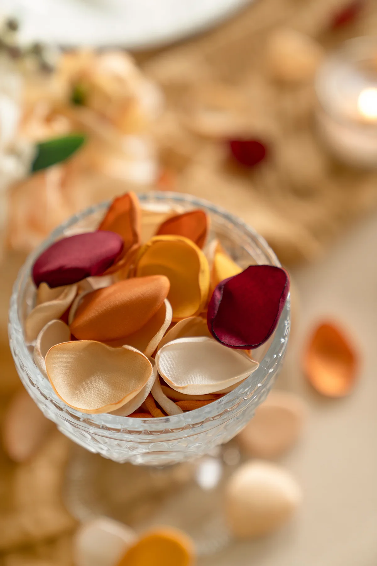 Wedding Flower Packages in Russet Orange & Denim Blue - Image 9