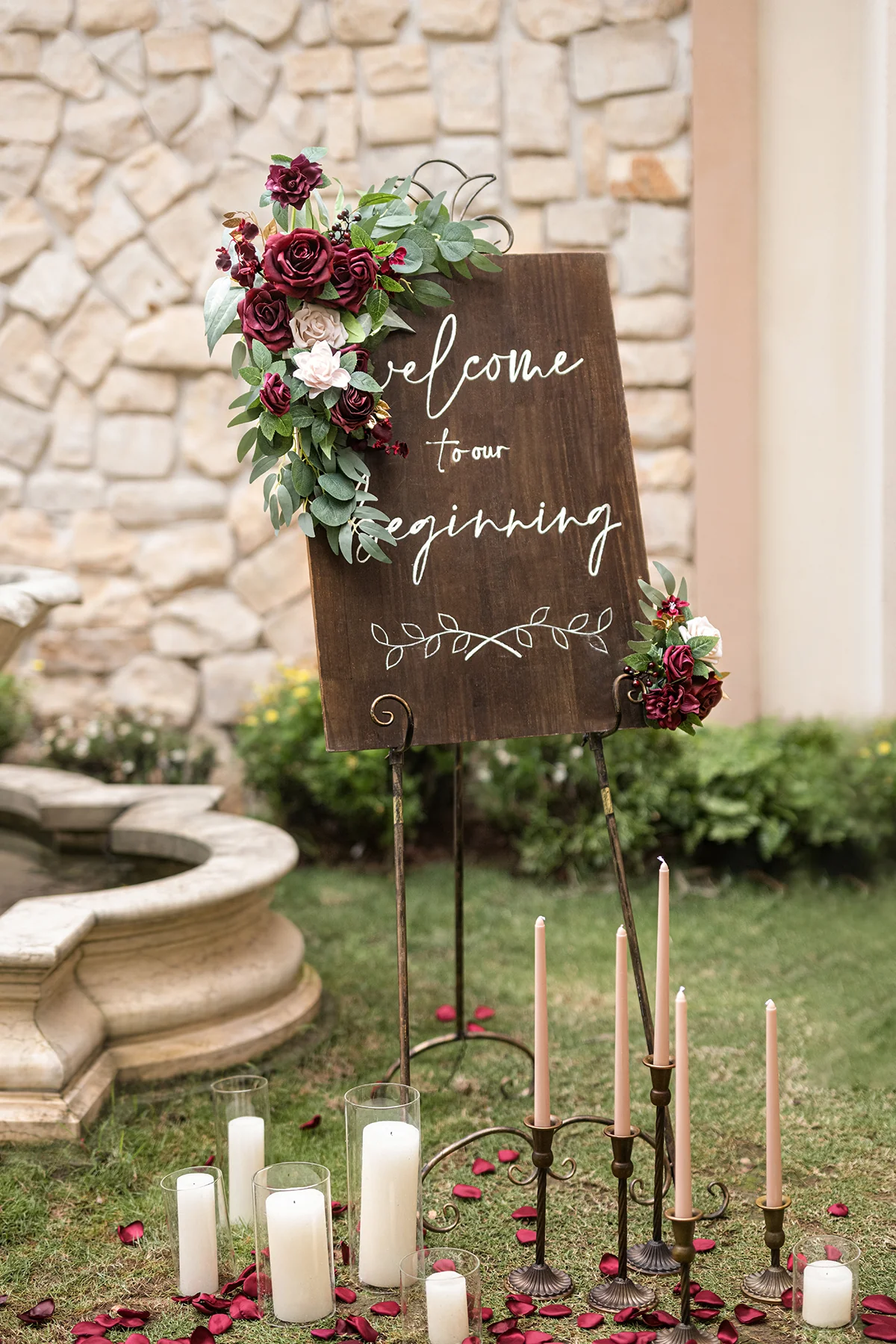 Wedding Flower Packages in Romantic Marsala - Image 13