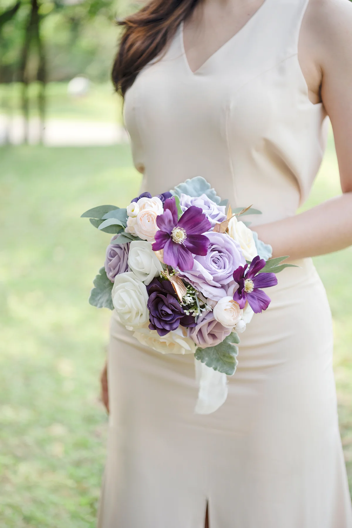 Bridal Flowers in Lilac & Gold - Image 4