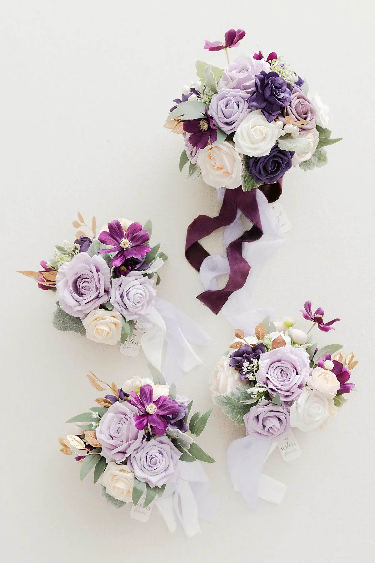 Bridal Flowers in Lilac & Gold - Image 5