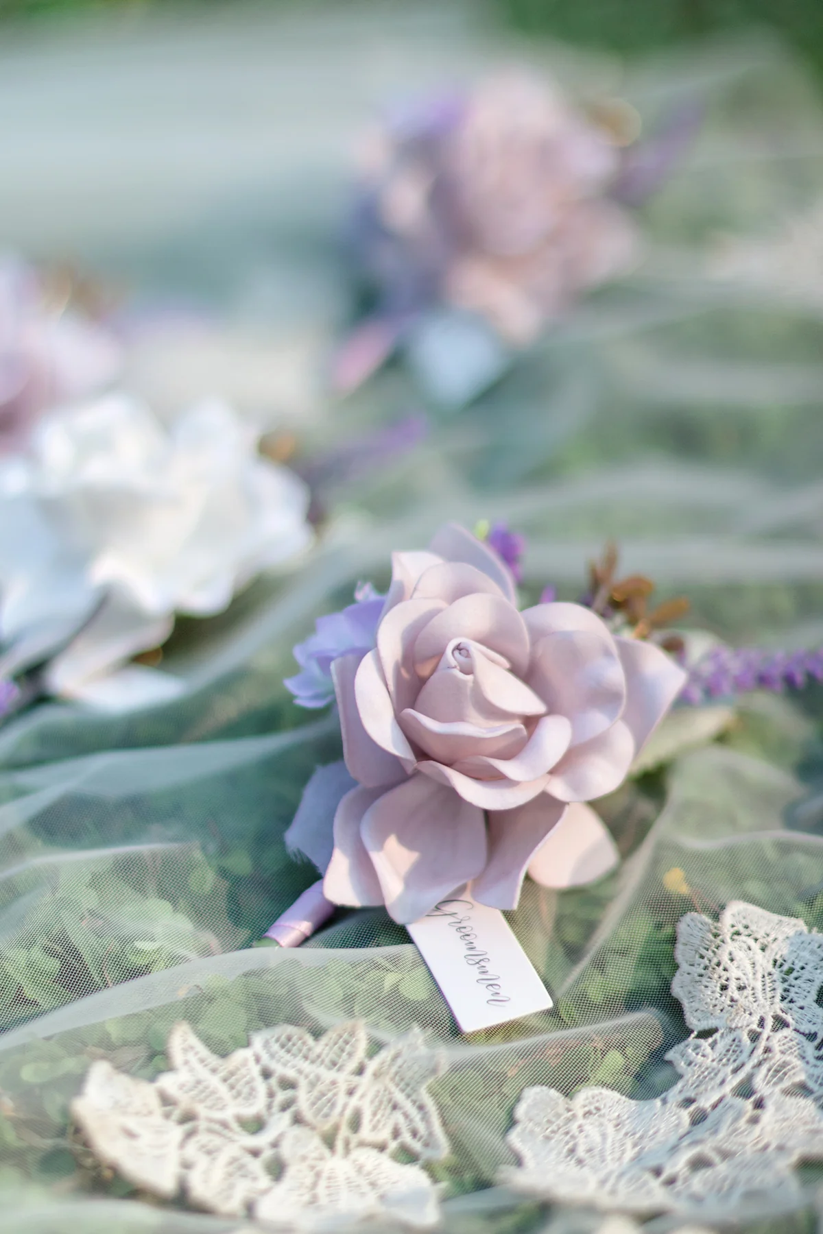 Bridal Flowers in Lilac & Gold - Image 7