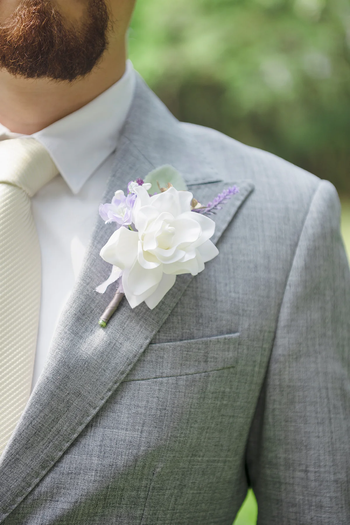 Bridal Flowers in Lilac & Gold - Image 8