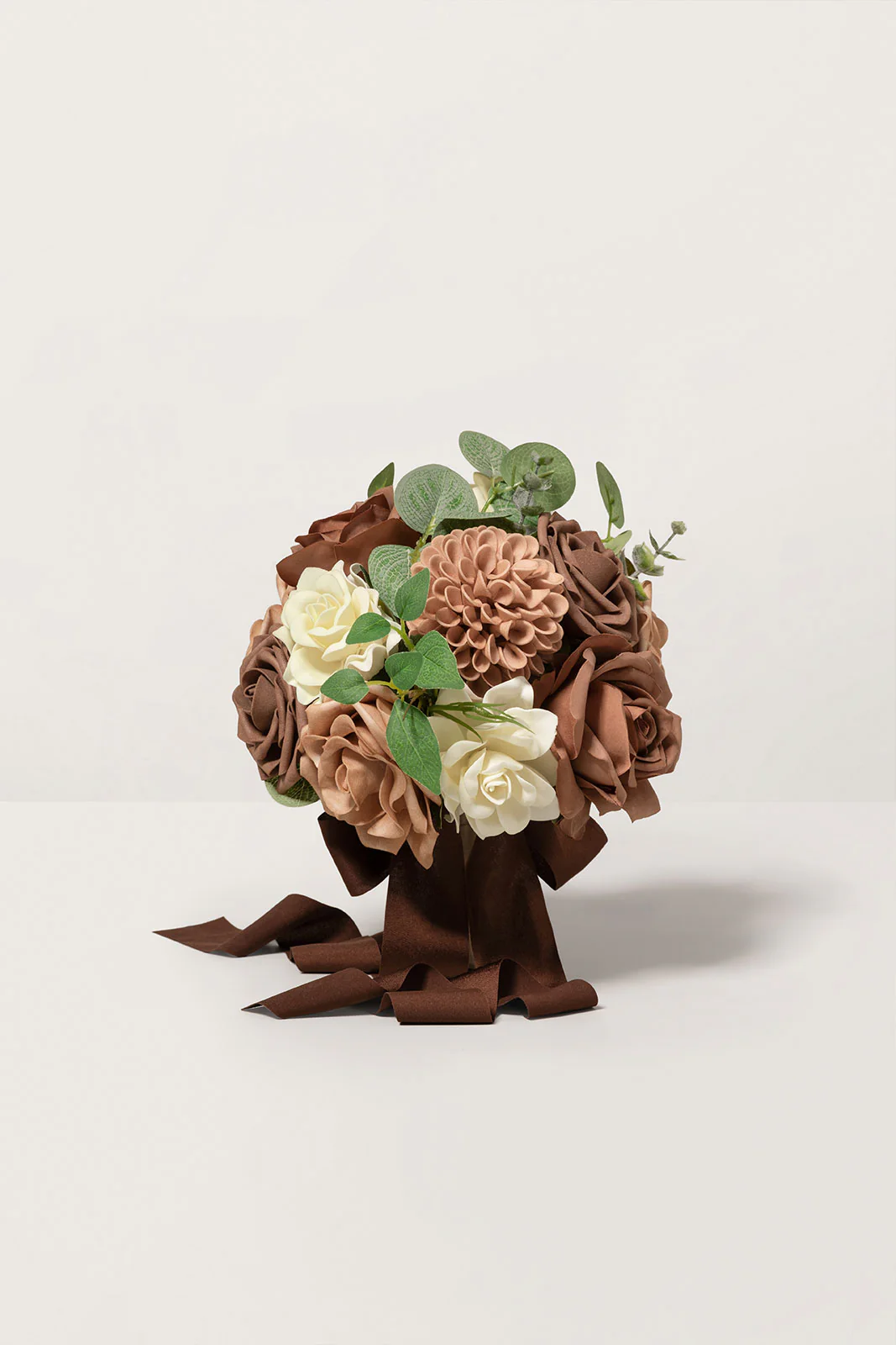 Bridesmaid Bouquet in Earth Brown & Sand Beige (Set of 1)