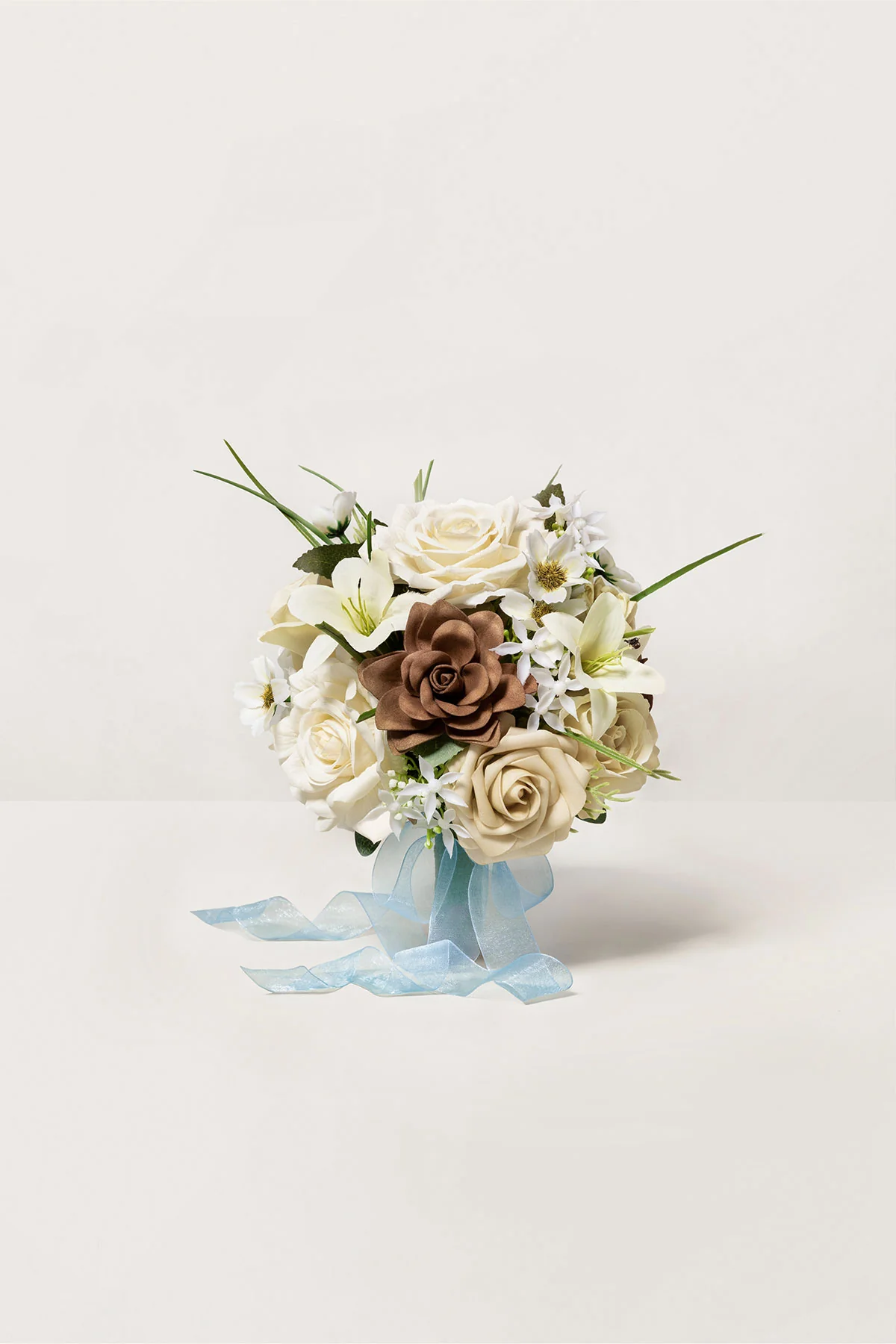 Bridesmaid Bouquet in Earth Brown & Tawny Beige | Clearance - Image 10