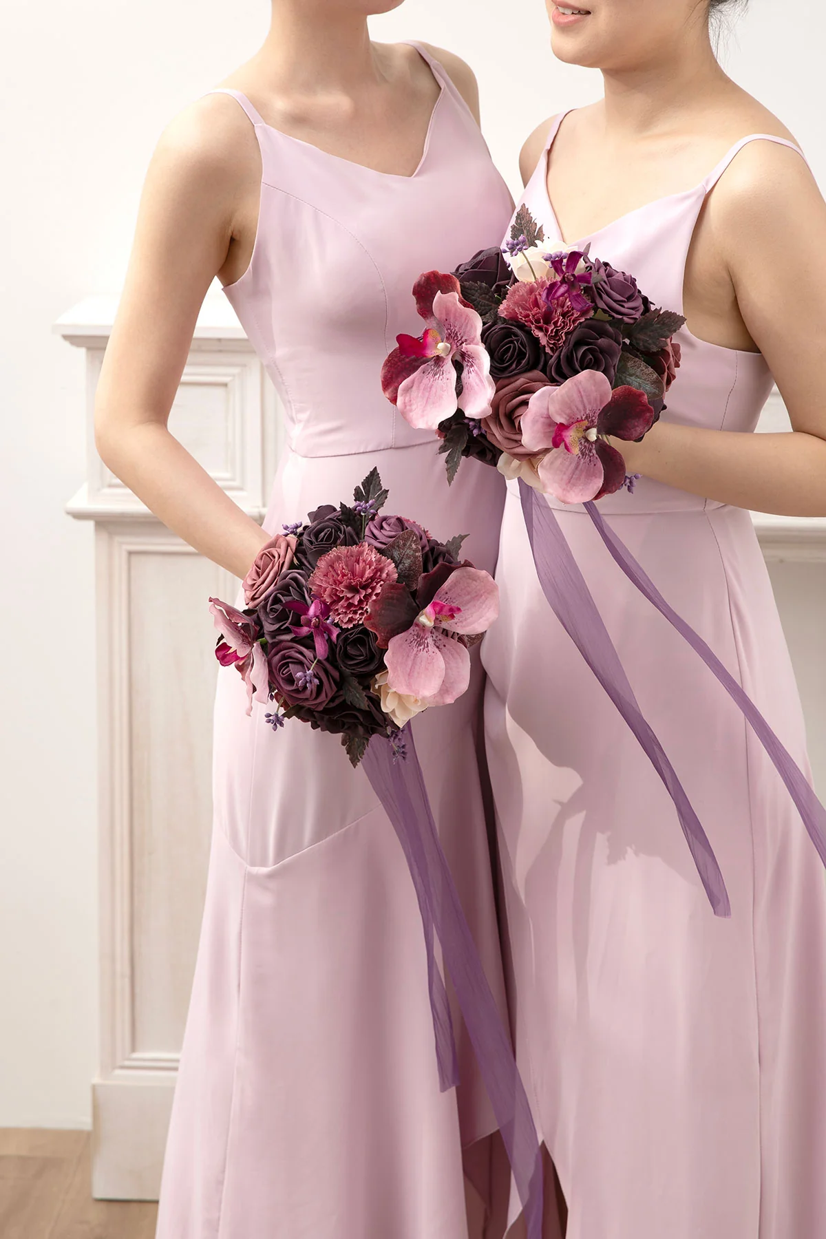 Wedding Flower Packages in Plum Velvet Wedding - Image 4