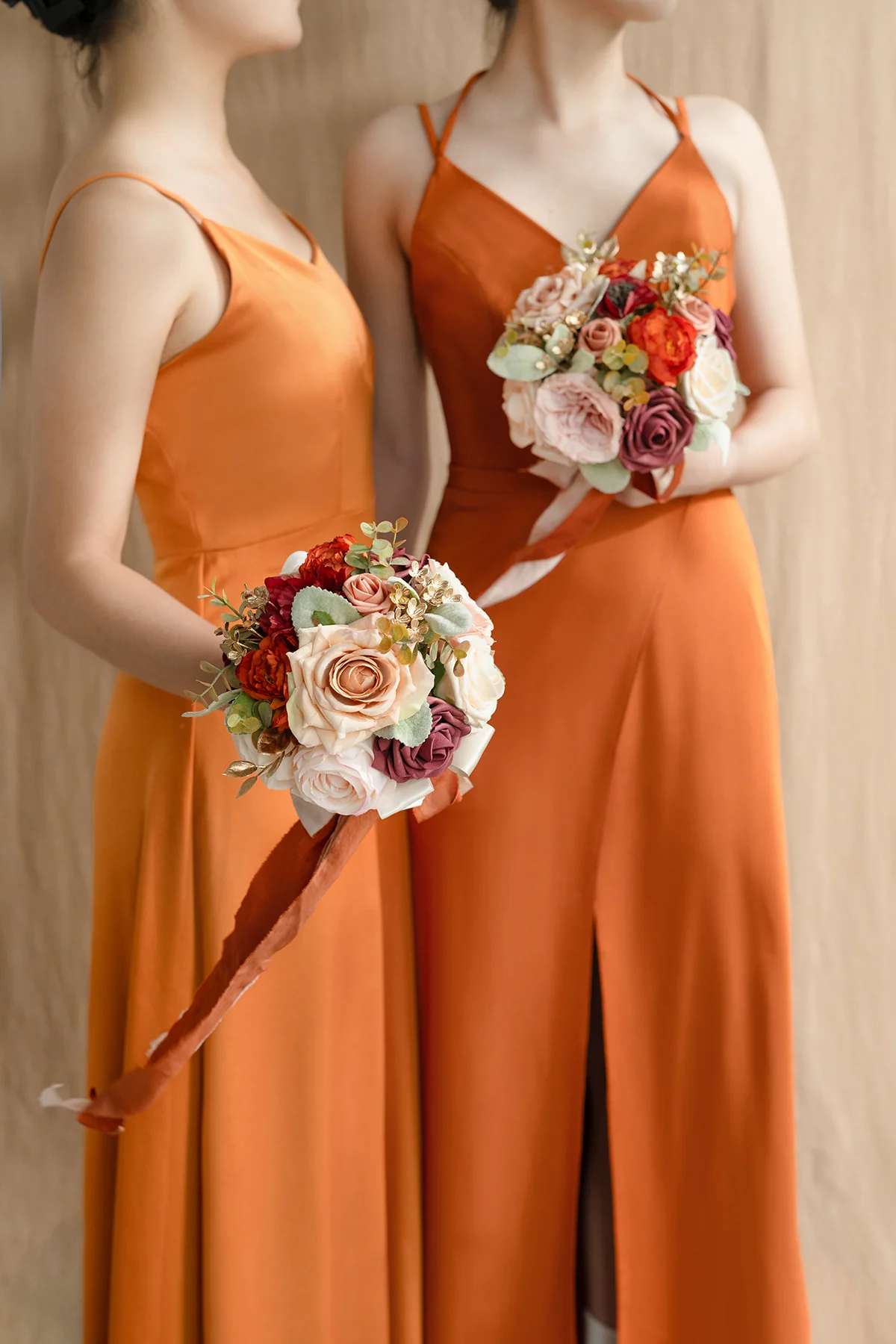 Bridesmaid Bouquet in Sunset Terracotta | Clearance