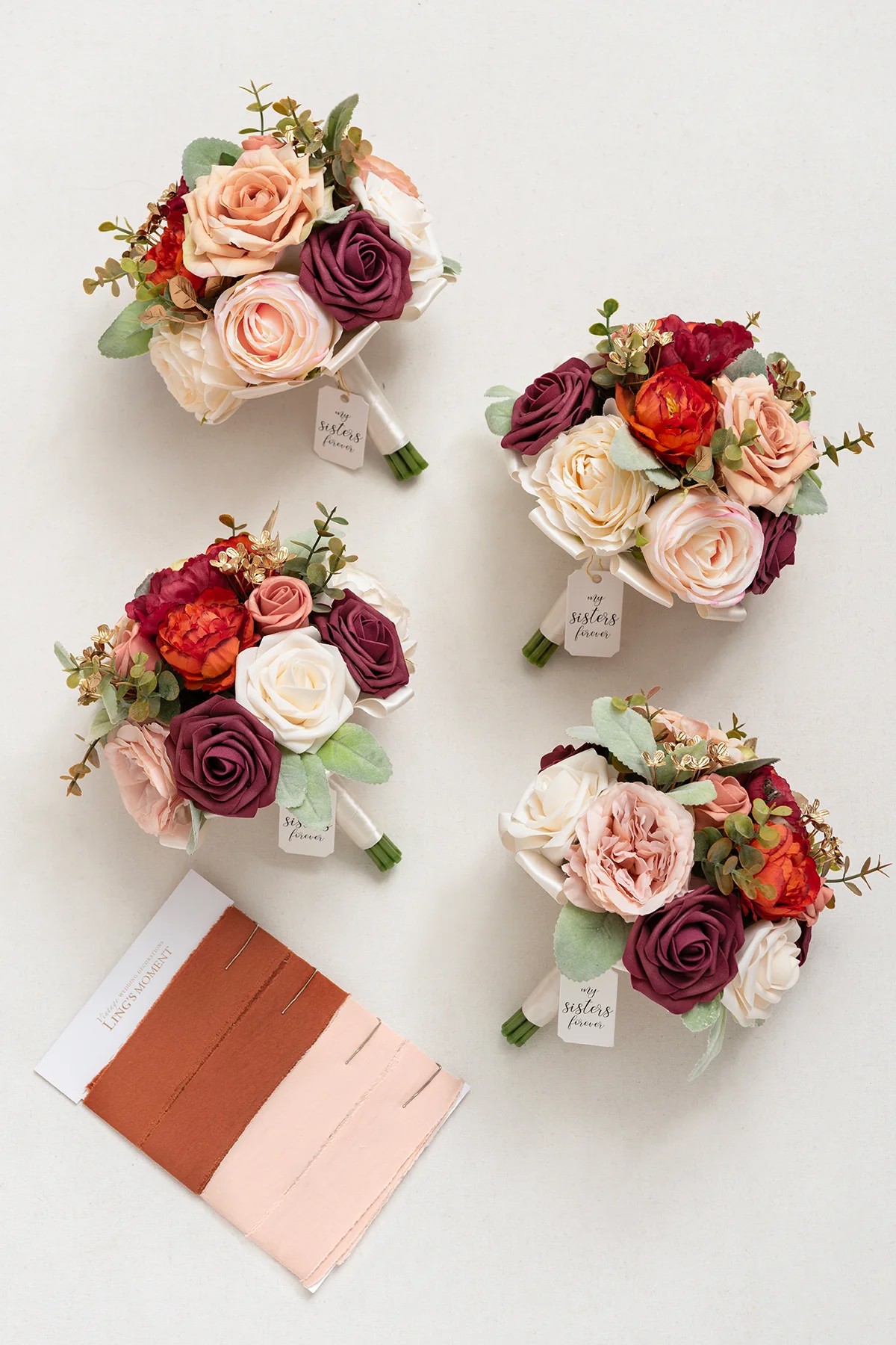 Bridesmaid Bouquet in Sunset Terracotta | Clearance - Image 6