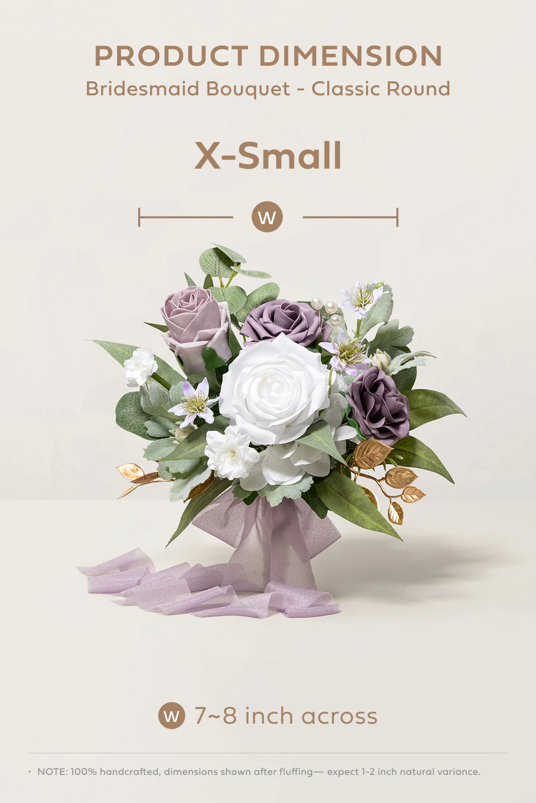 Bridesmaid Posy in Lilac - Image 6