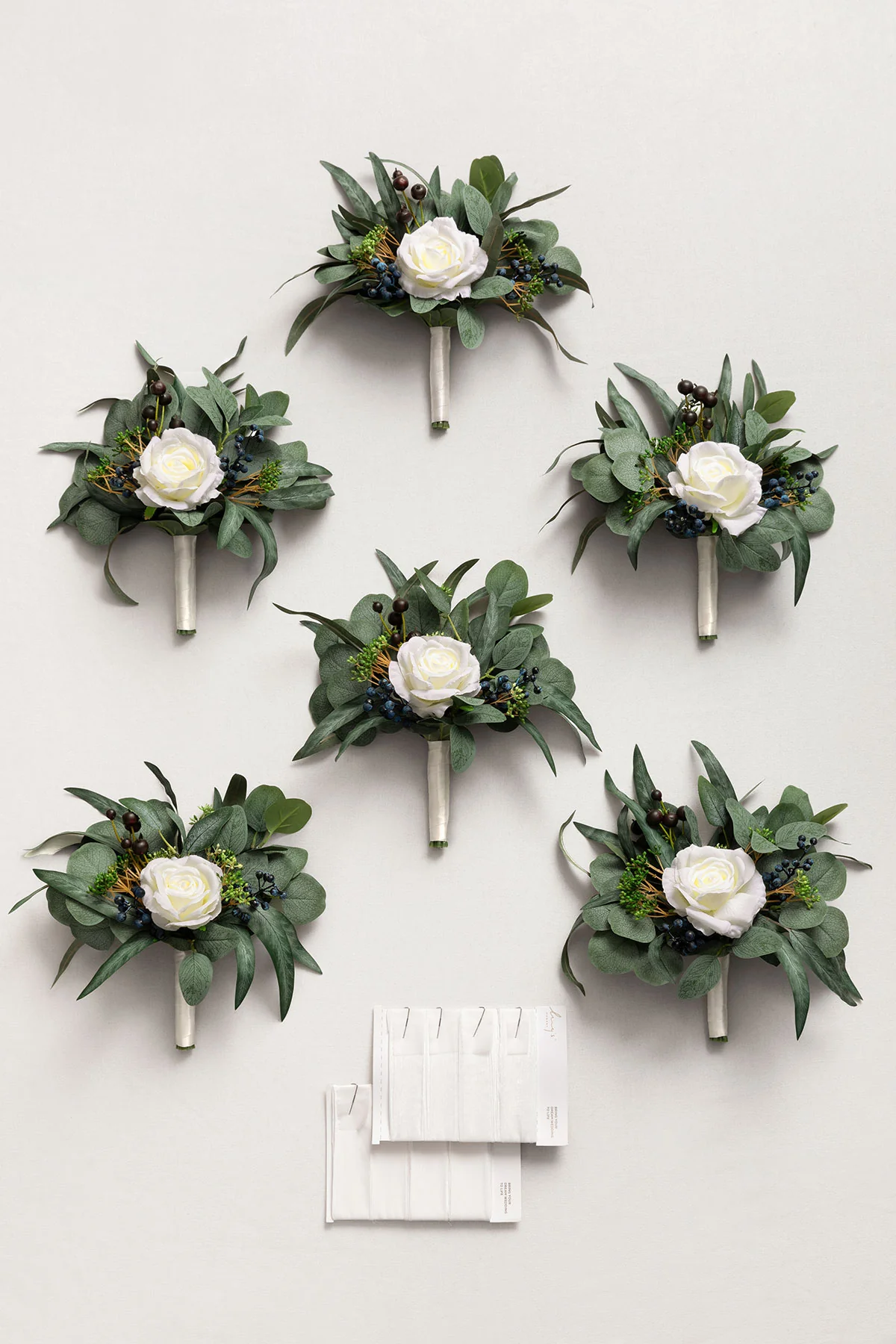 Bridesmaid Posy in Natural Whites (Set of 6) | Clearance - Image 5